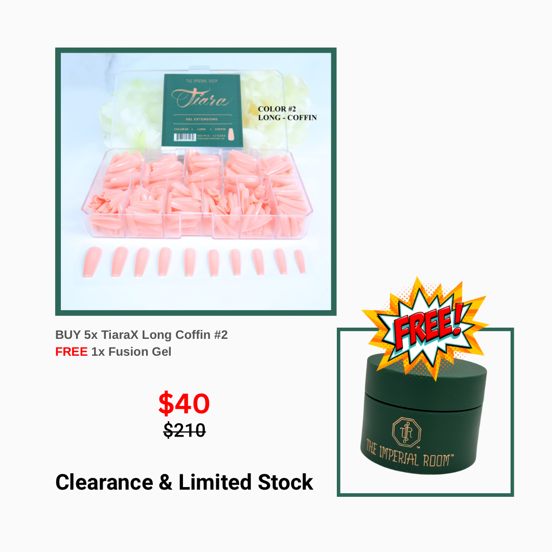 [CLEARANCE - NO REFUND/NO RETURN] - TIR - Long Coffin Colored Tip Box Bundle
