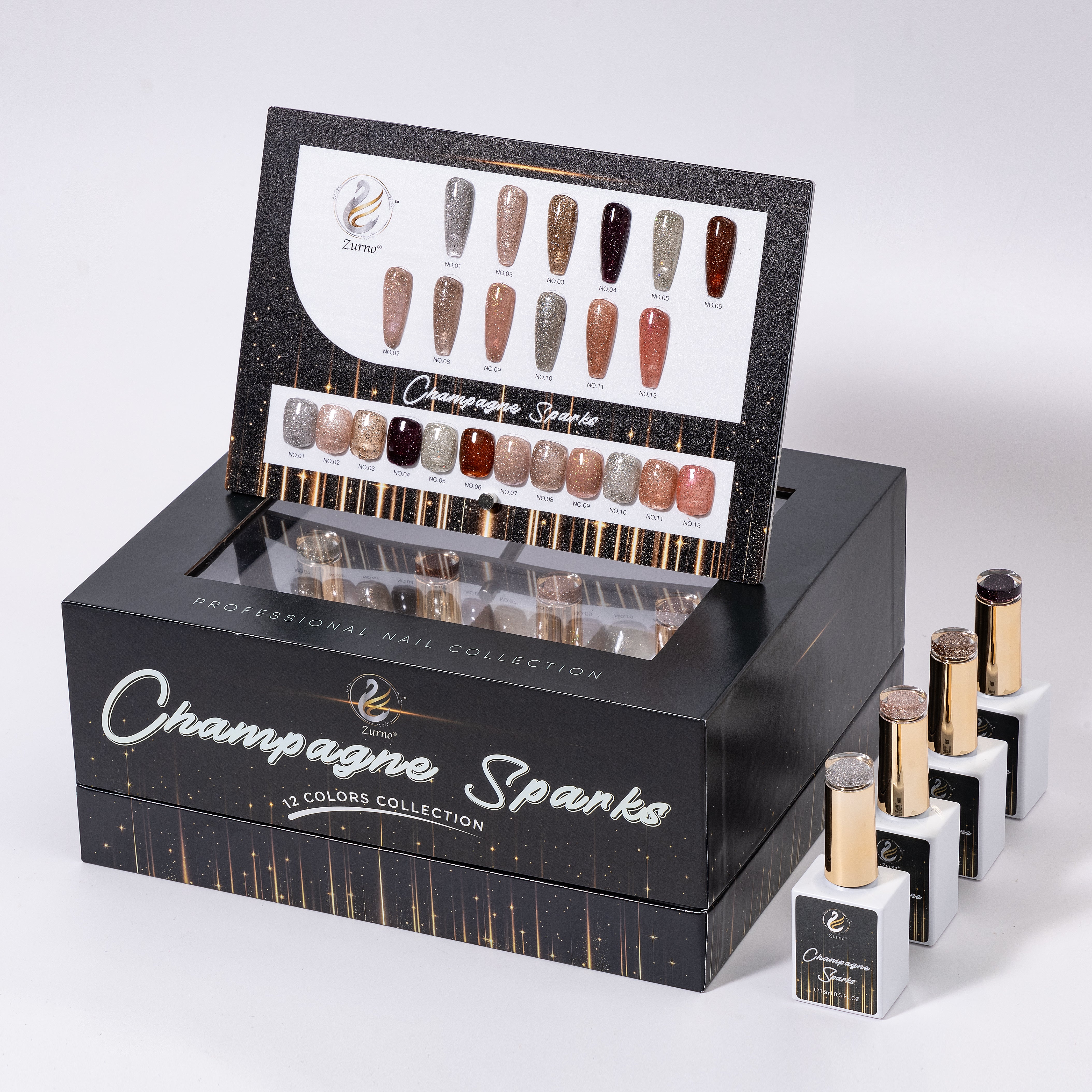 Reflective Diamond Disco Gel Collections – Nailsjobs by Zurno