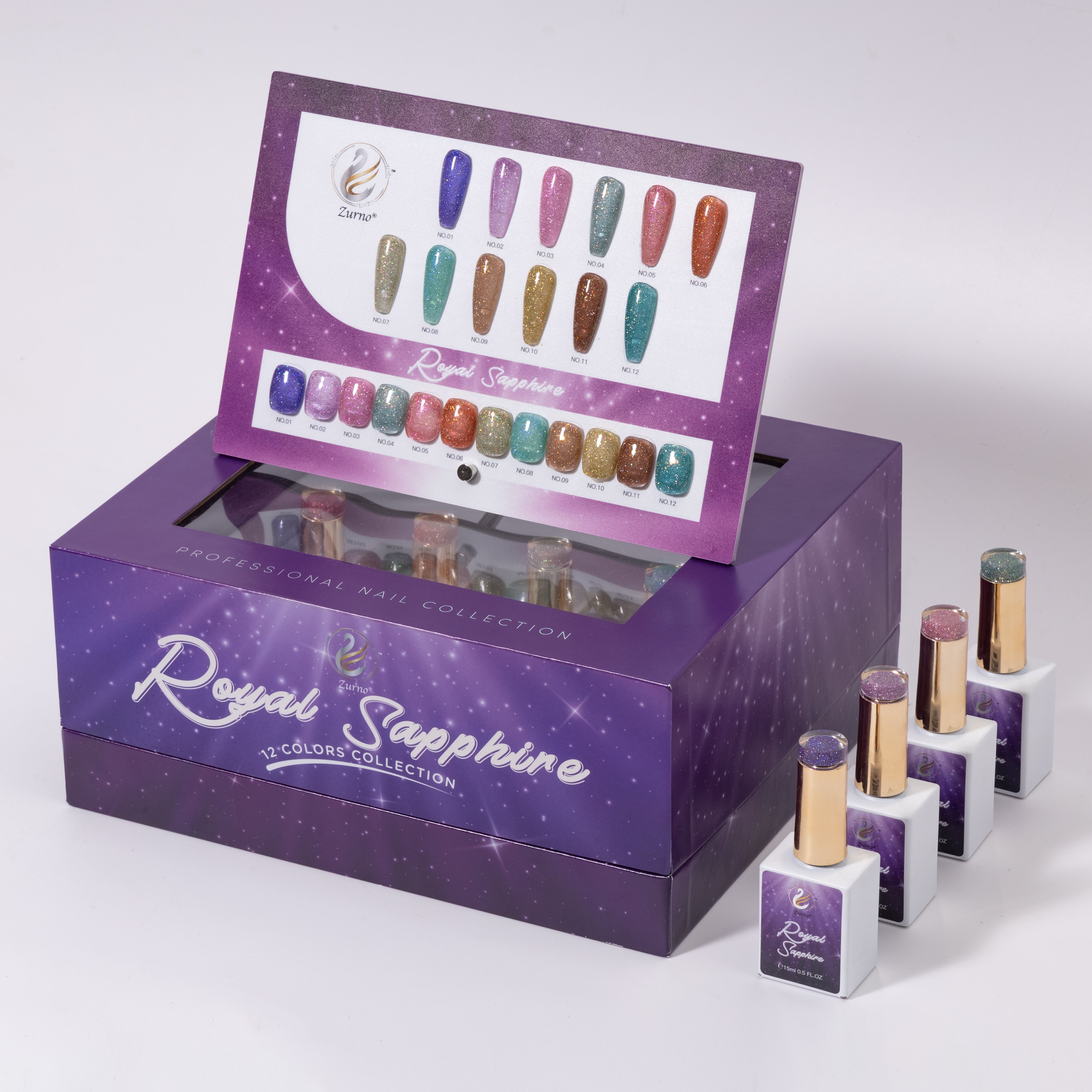 Reflective Diamond Disco Gel Collections – Nailsjobs by Zurno