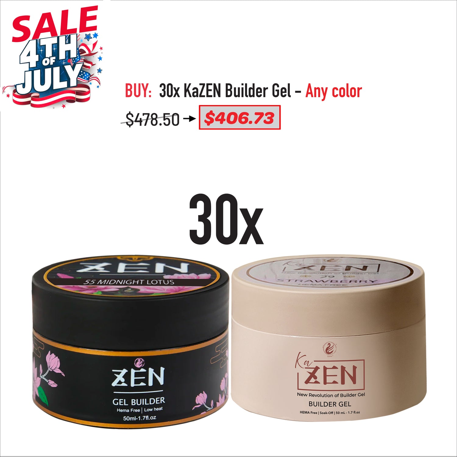 4TH JULY SALE - Any Builder Gel Bundle