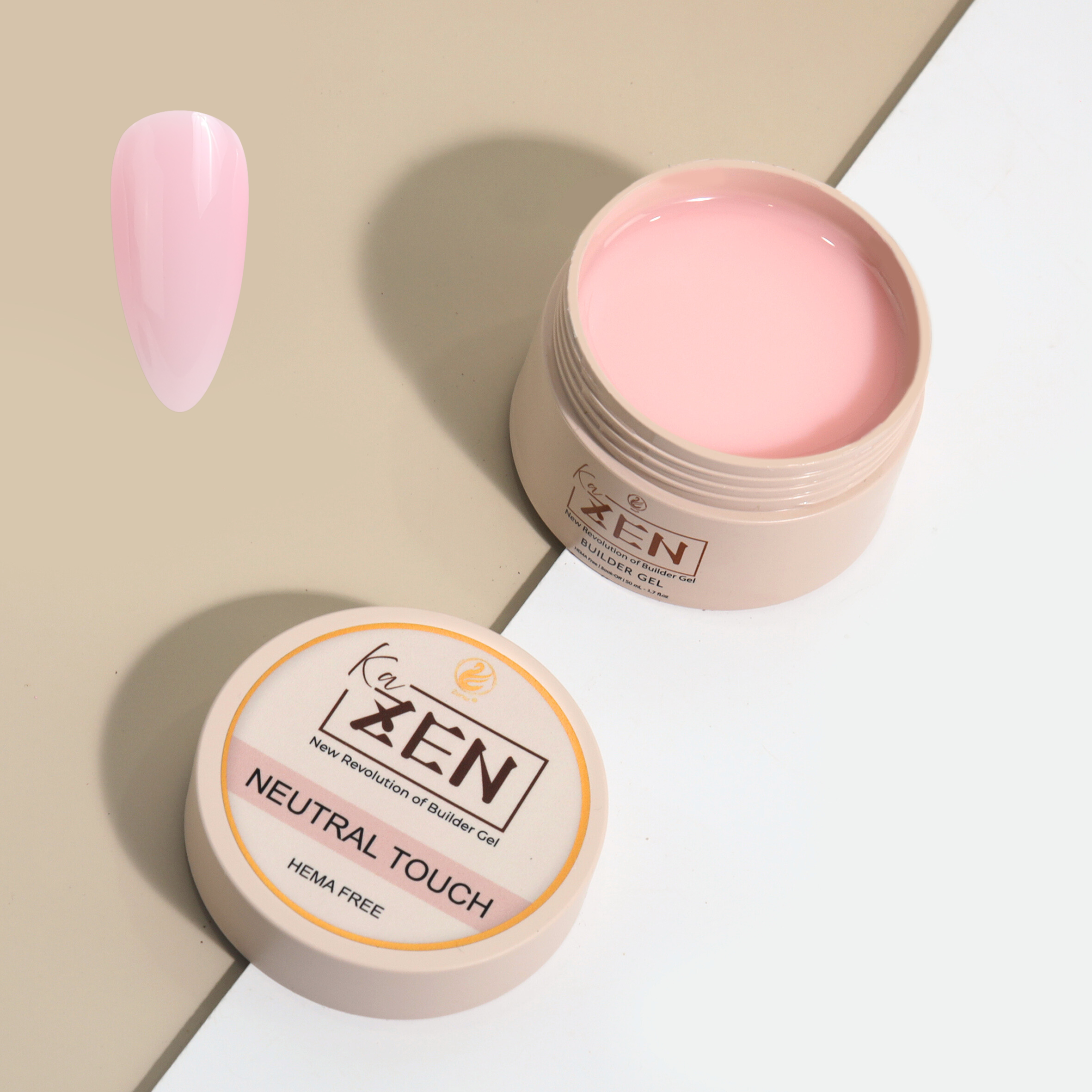 KaZEN | Builder Gel - Neutral Touch (Cream Jar) – Nailsjobs by Zurno