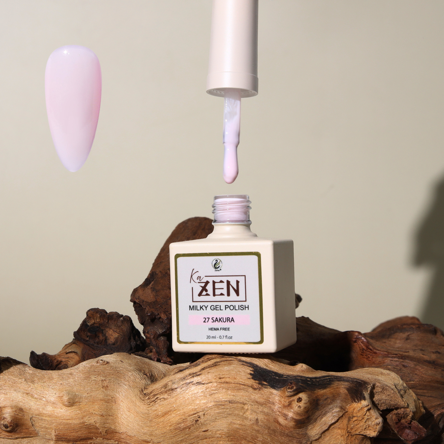 KAZEN | Milky Gel Polish - Cream