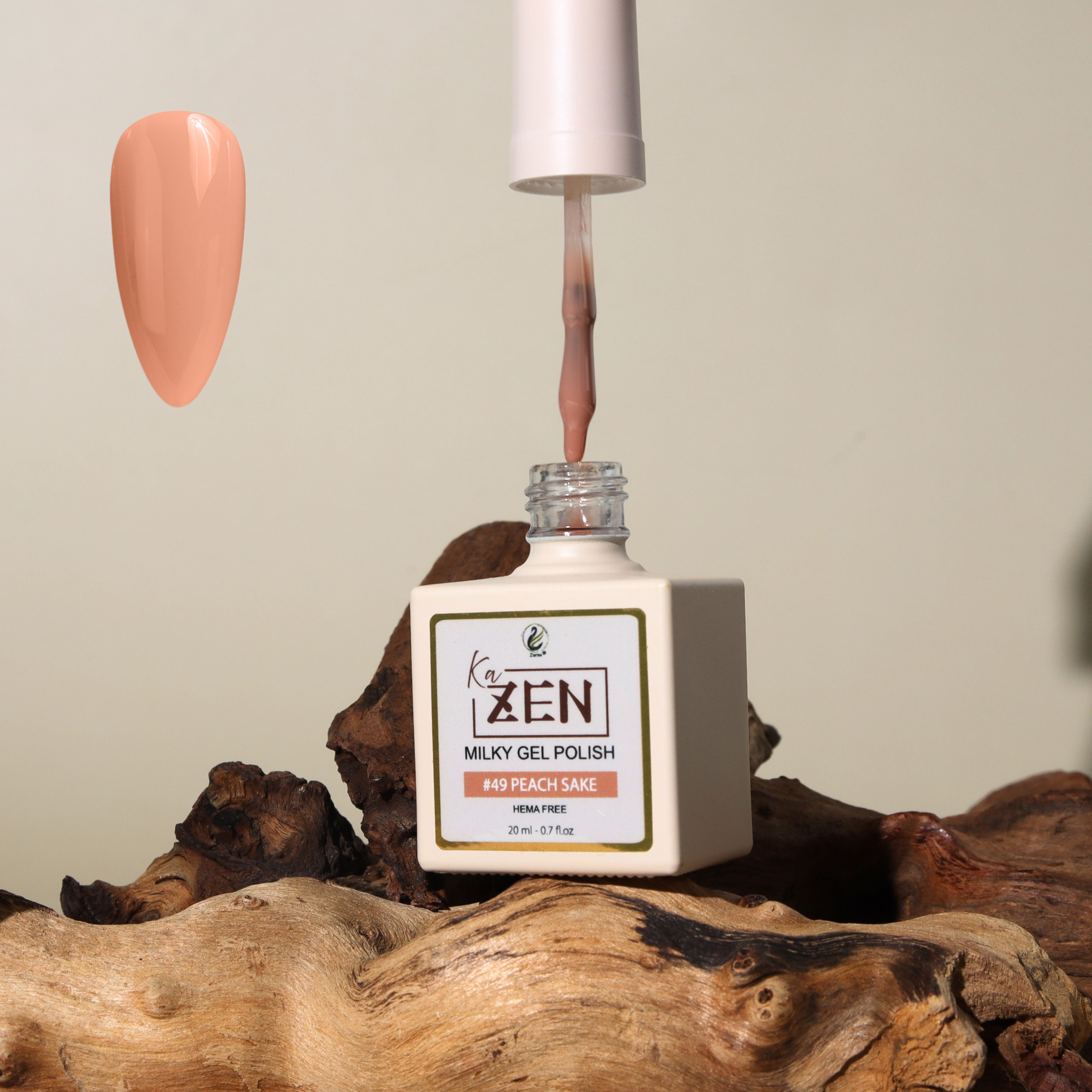 KAZEN | Milky Gel Polish - Cream