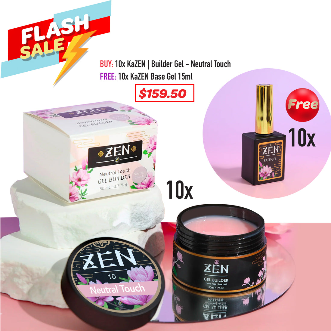 FLASH SALE -KaZEN Neutral Touch &amp; Base Bundle