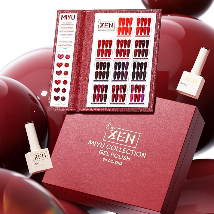 COMING SOON - KaZEN | Miyu Gel Polish Collection 2 (50 Colors) - Red Couture Collection