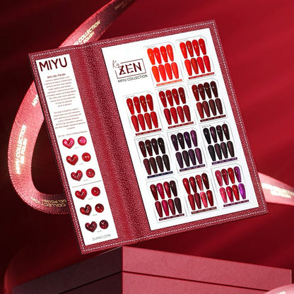 COMING SOON - KaZEN | Miyu Gel Polish Collection 2 (50 Colors) - Red Couture Collection