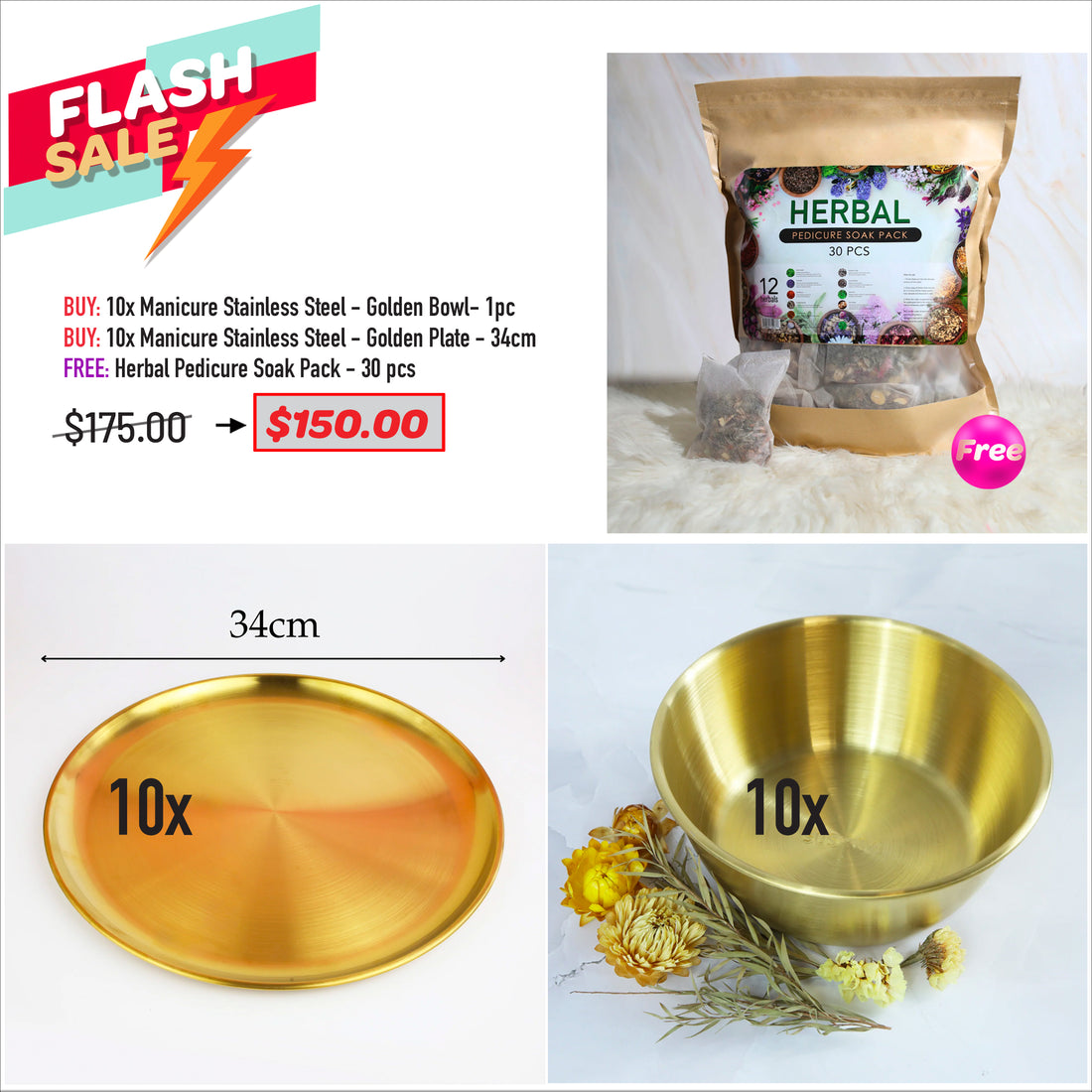FLASH SALE - Manicure Stainless Steel Bundle