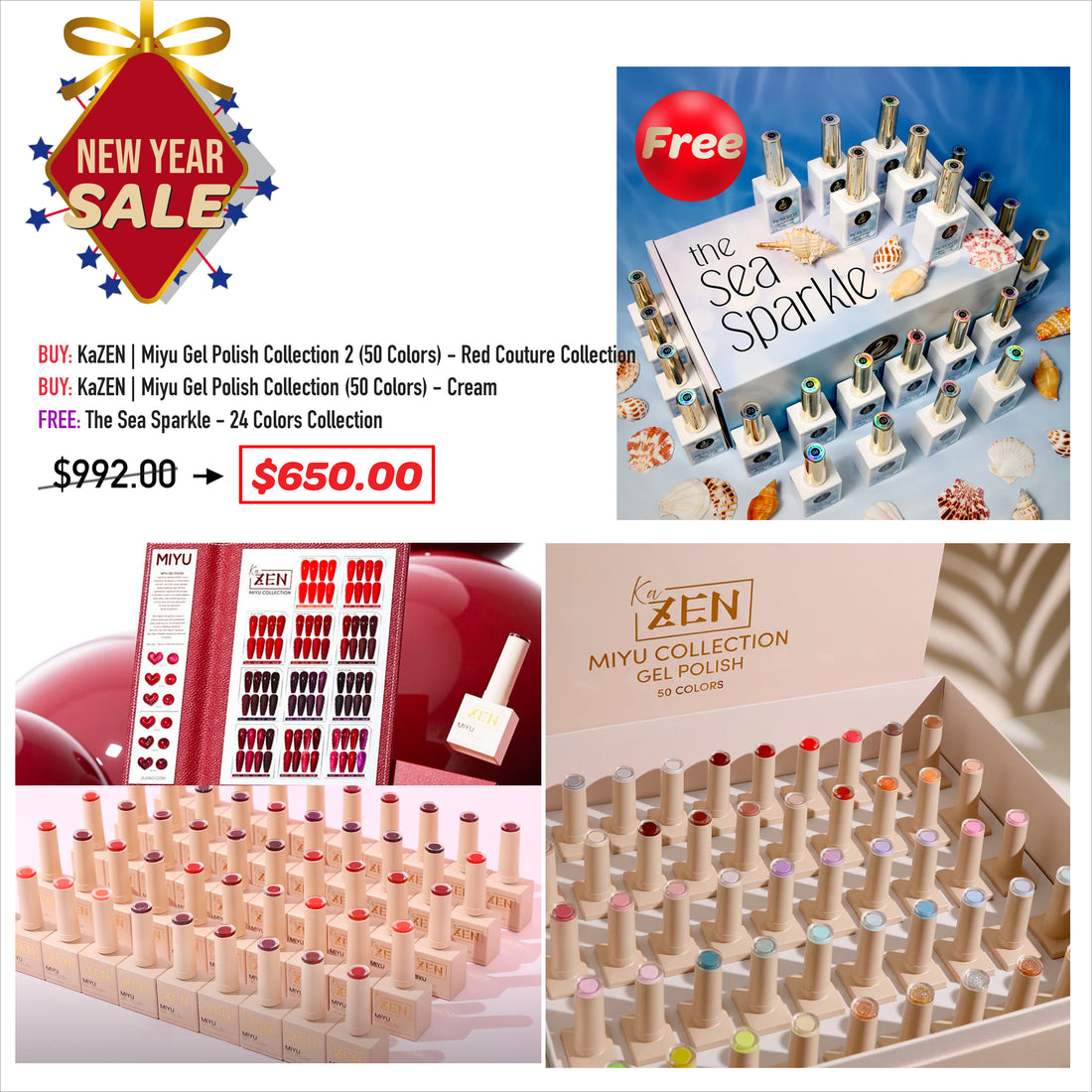 NEW YEAR SALE - MIYU Gel Polish Bundle