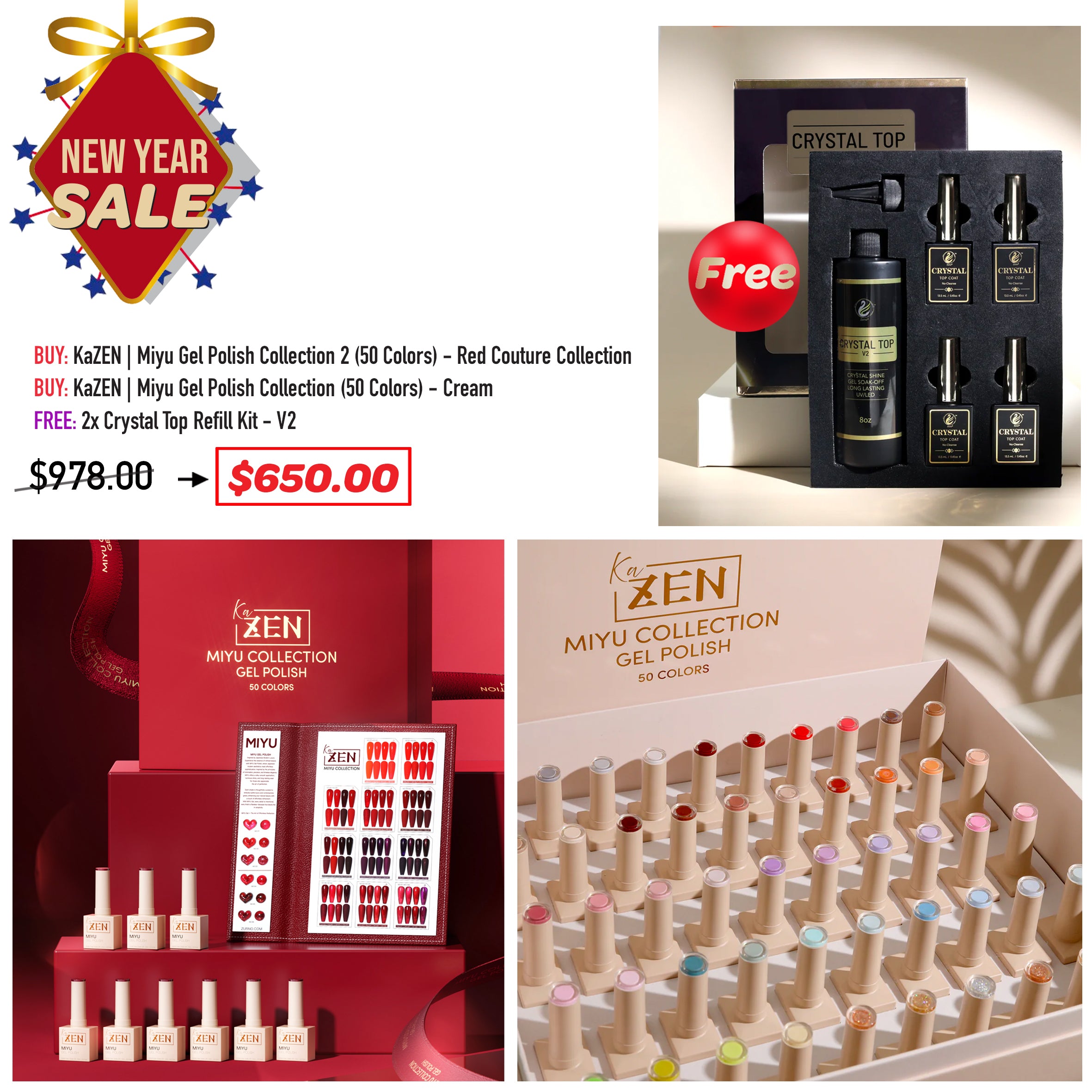 NEW YEAR SALE - MIYU Gel Polish Bundle 2