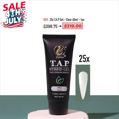 4TH JULY SALE - TAP Gel Natural Pink &amp; Clear Bundles