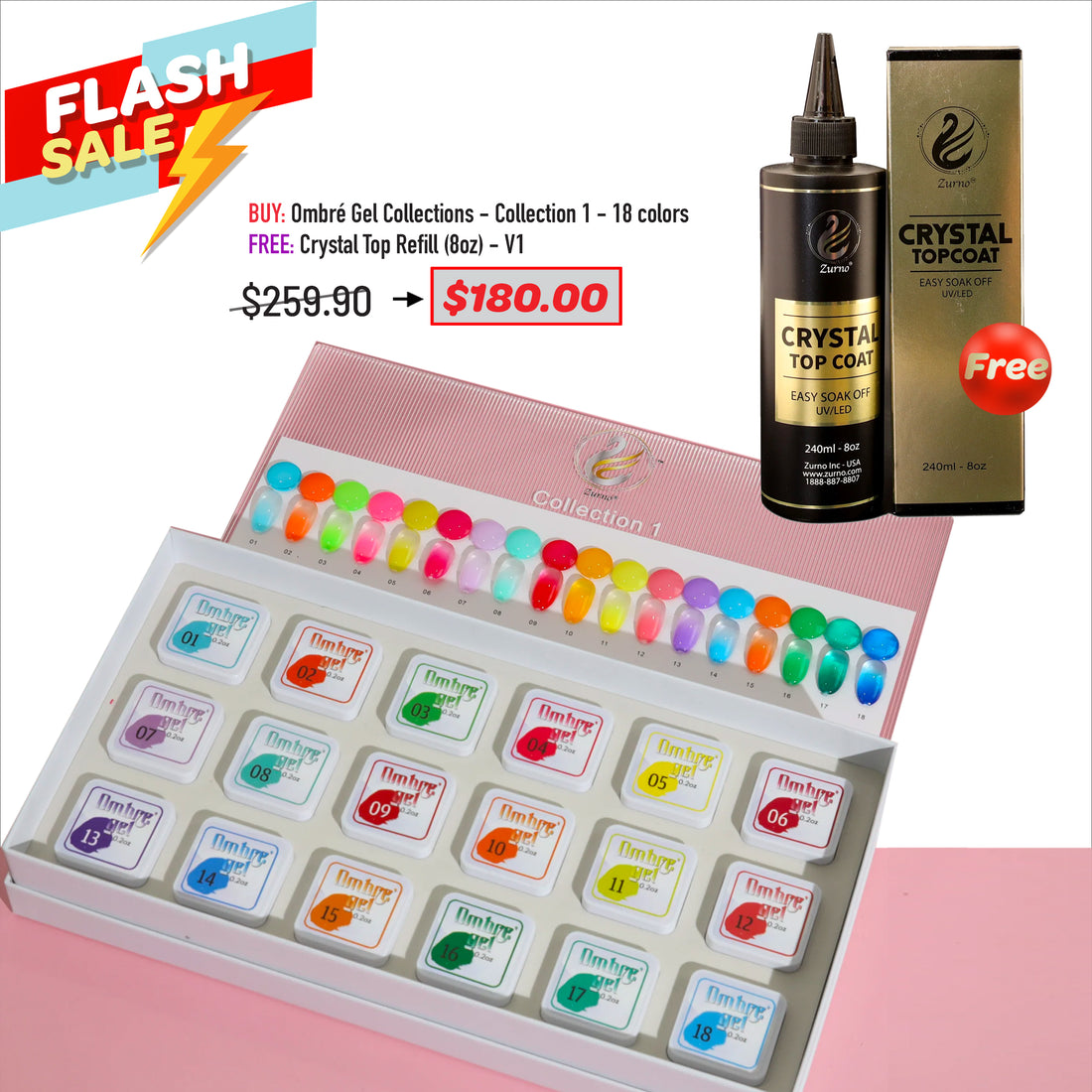 FLASH SALE - Ombre Gel Collection Bundle