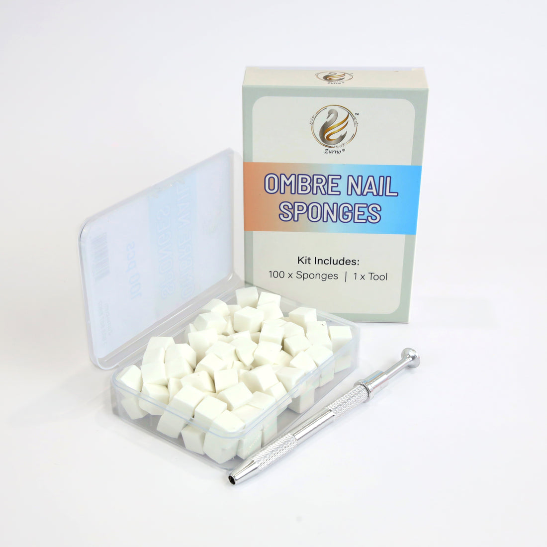 Zurno Ombre Nail Sponges Kit