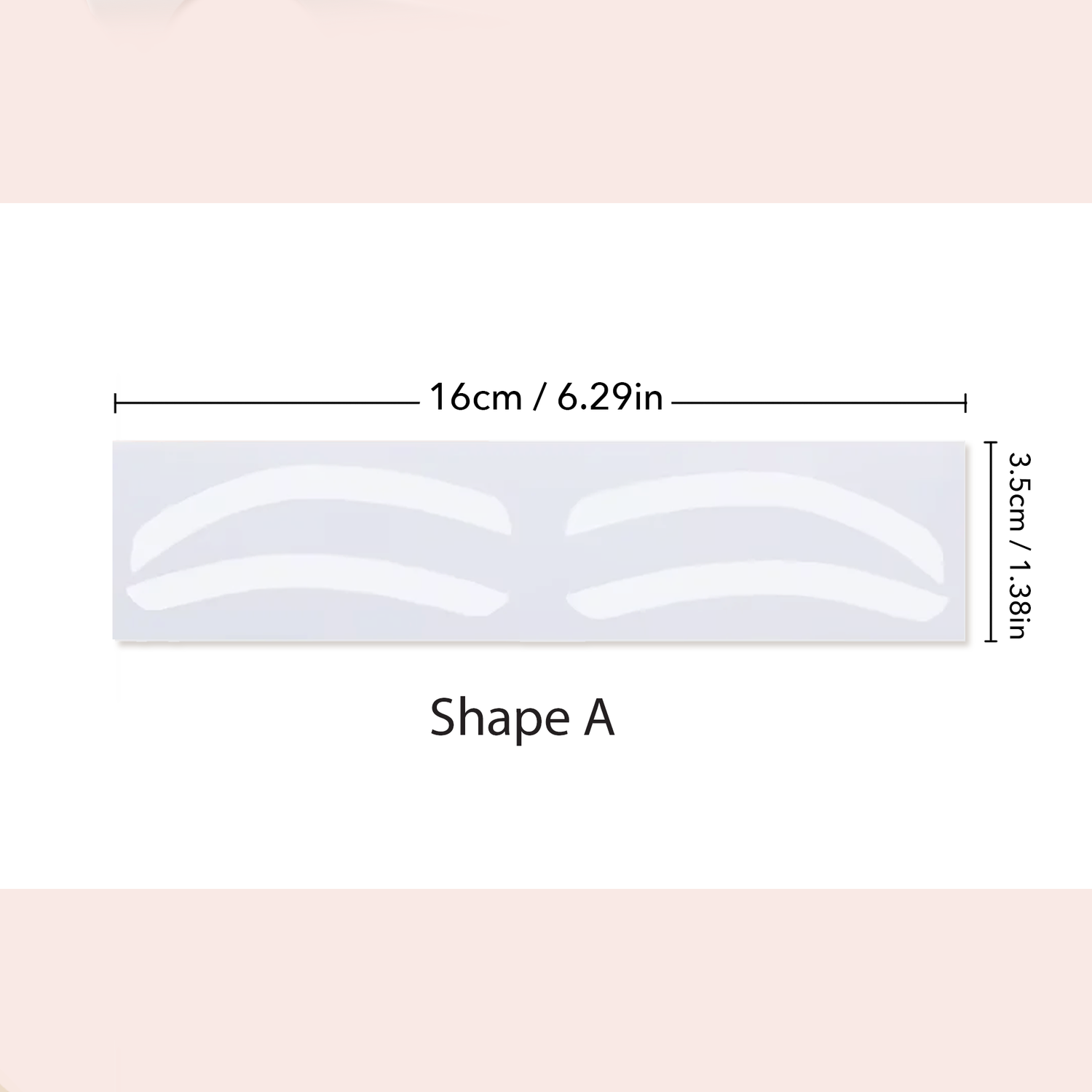 Eyebrow Shaping Sticker Guide