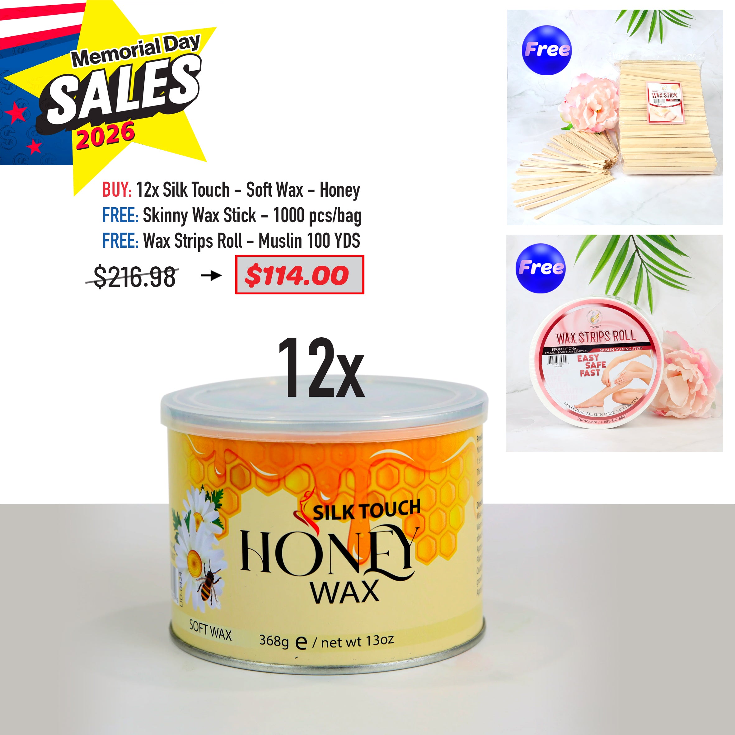 MEMORIAL DAY DEAL - Silk Touch - Soft Wax Bundle
