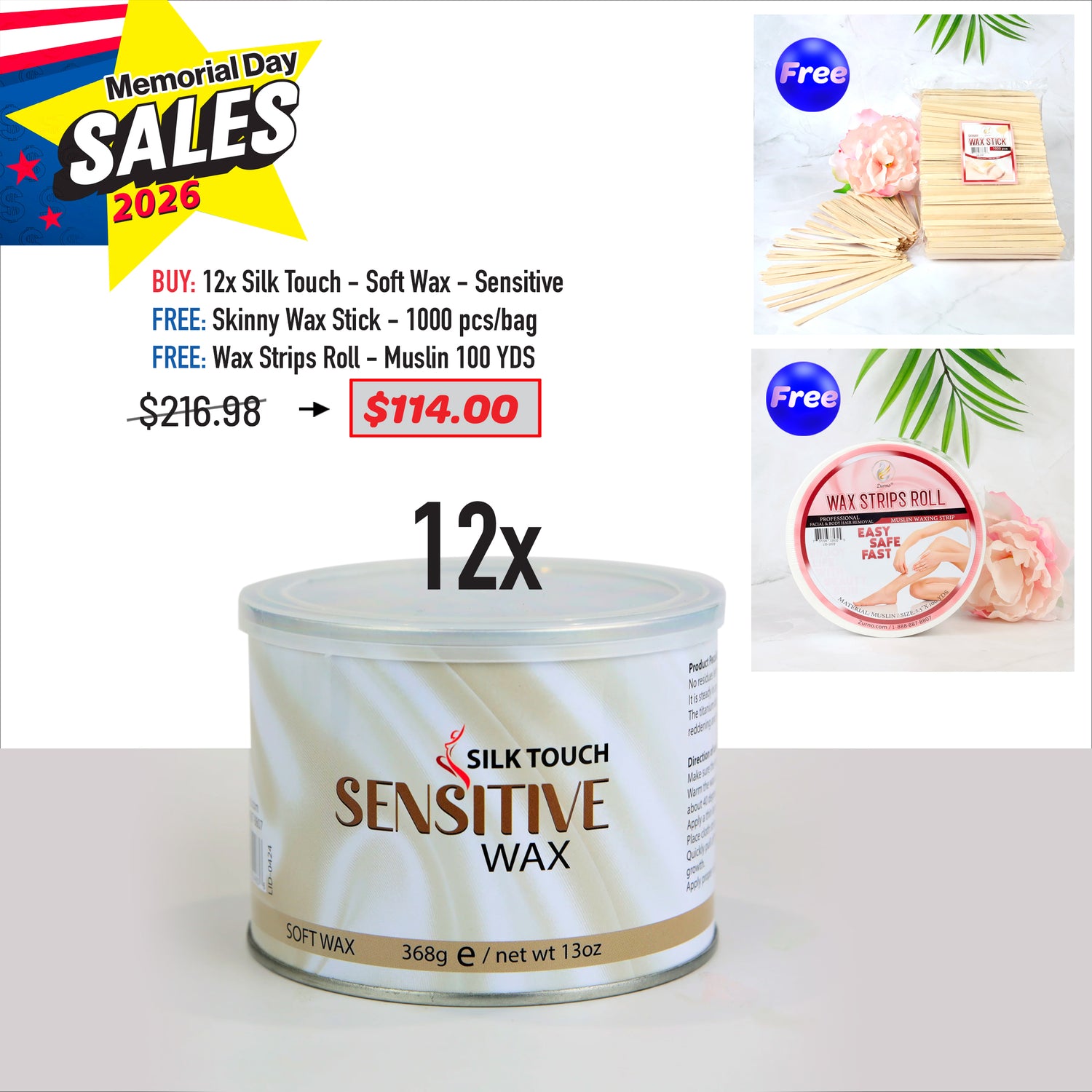 MEMORIAL DAY DEAL - Silk Touch - Soft Wax Bundle
