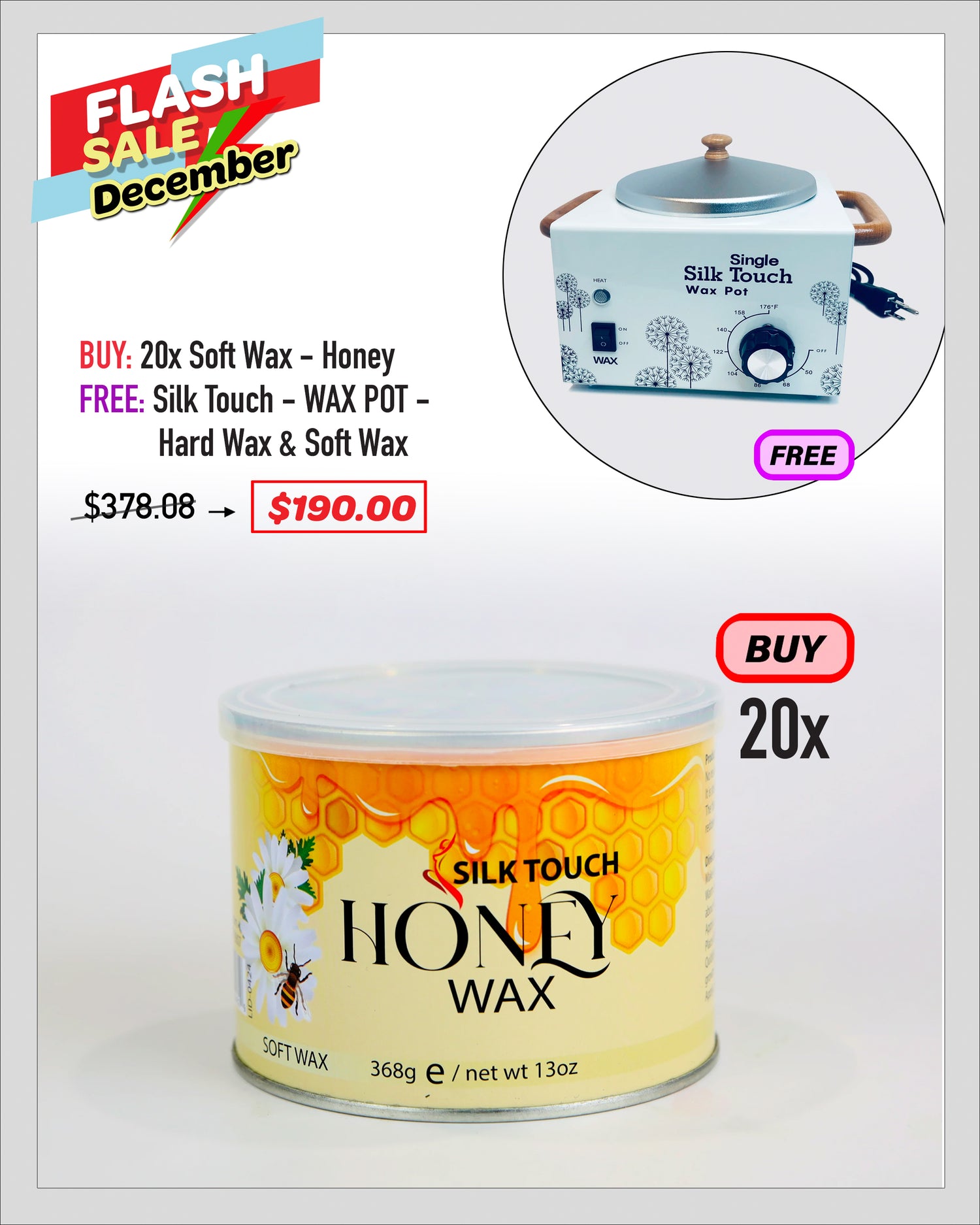 FLASH SALE - Silk Touch - Soft Wax Bundle