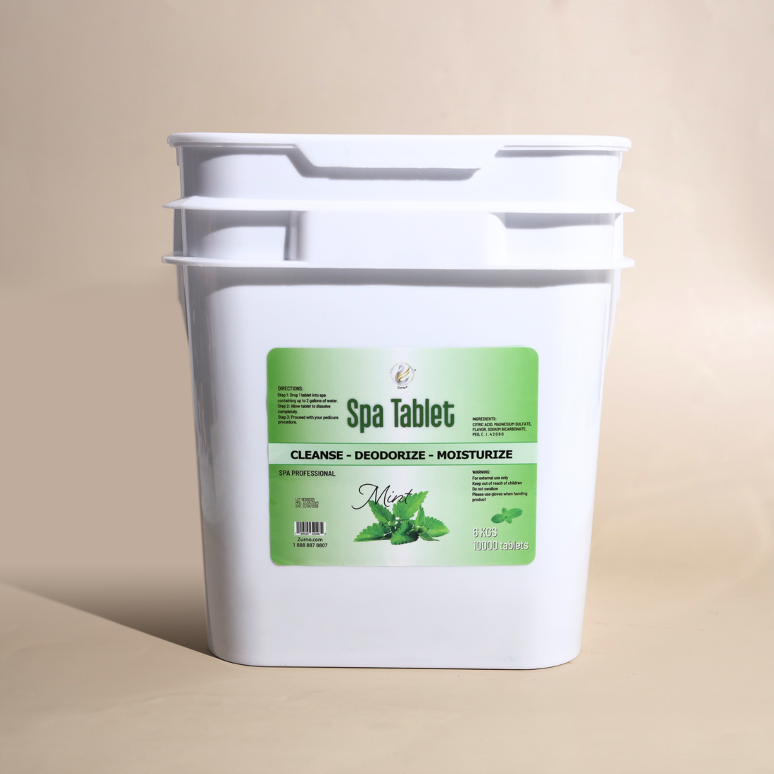 Spa Tablet – Mint (10000 pcs / Bucket) 🌿