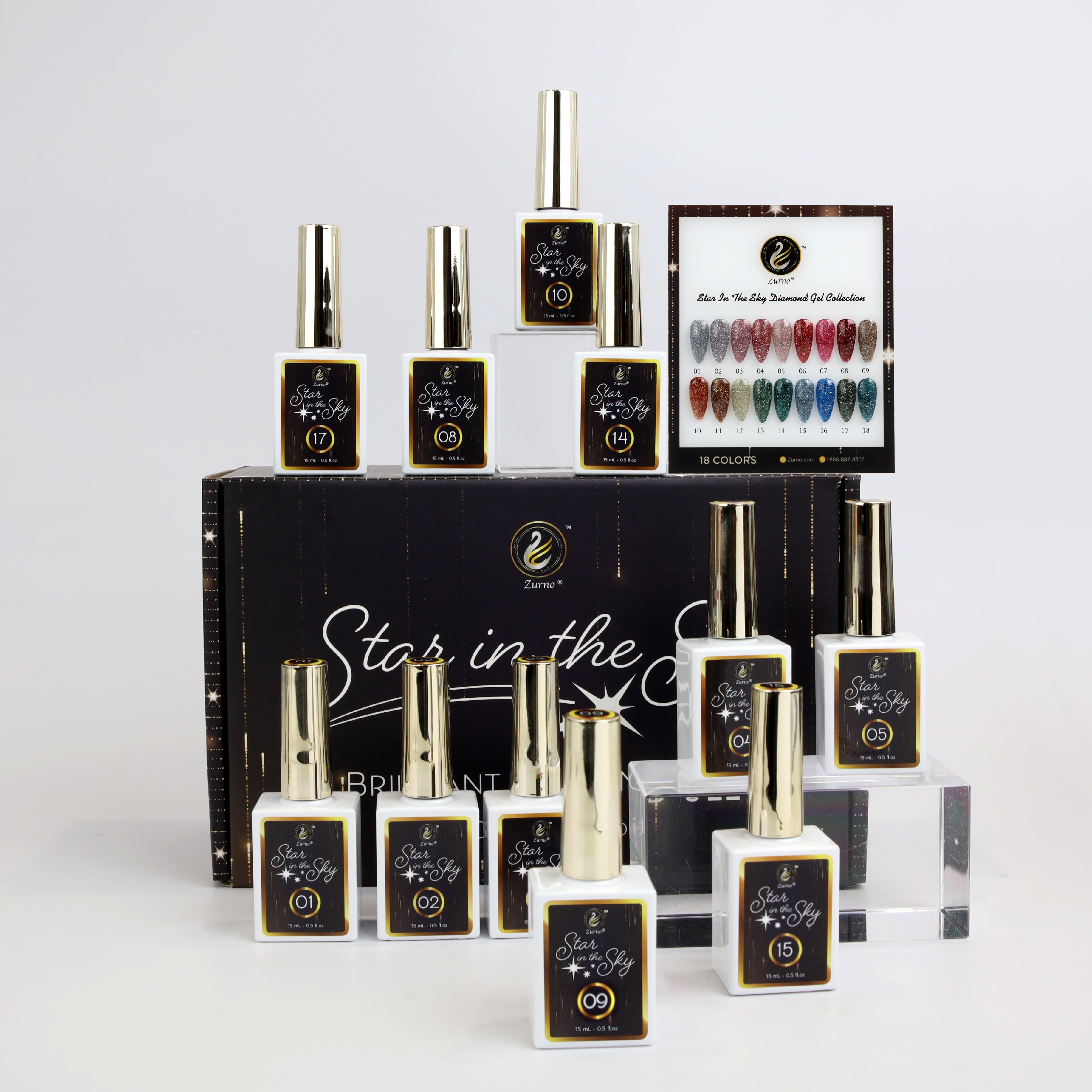 Star In The Sky Diamond Gel - 18 Colors Collection