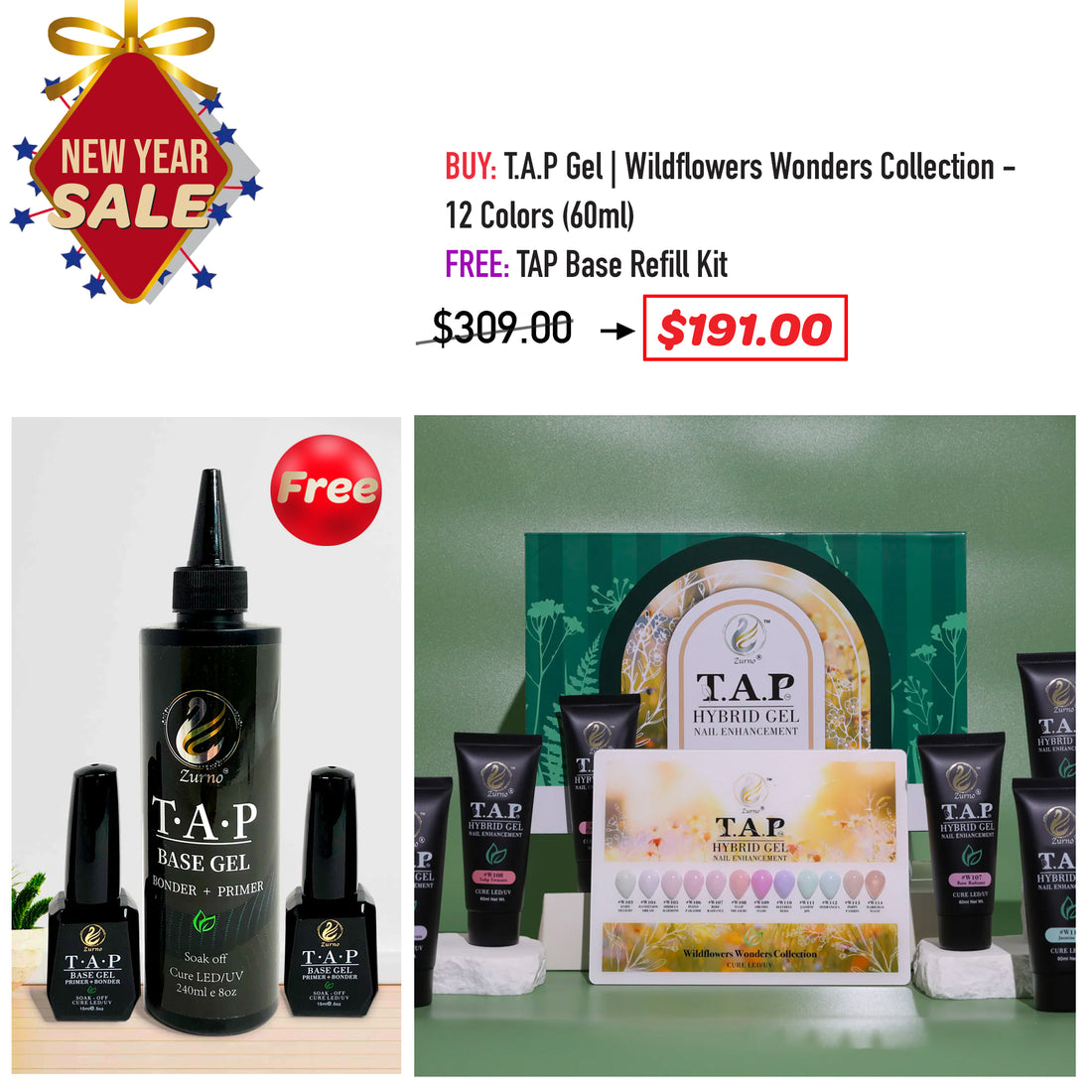 NEW YEAR SALE - T.A.P Gel Wildflowers Wonders Collection