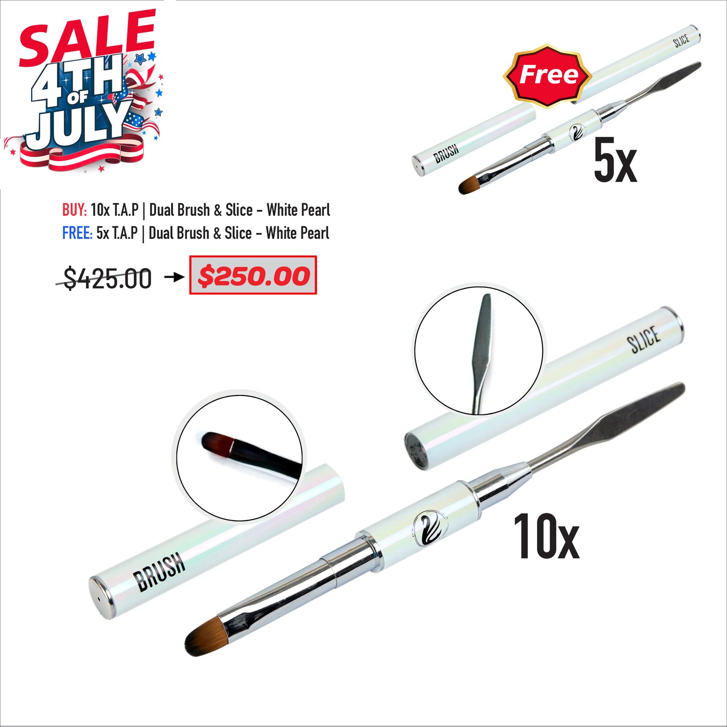 4TH JULY SALE - TAP Dual Brush Bundle