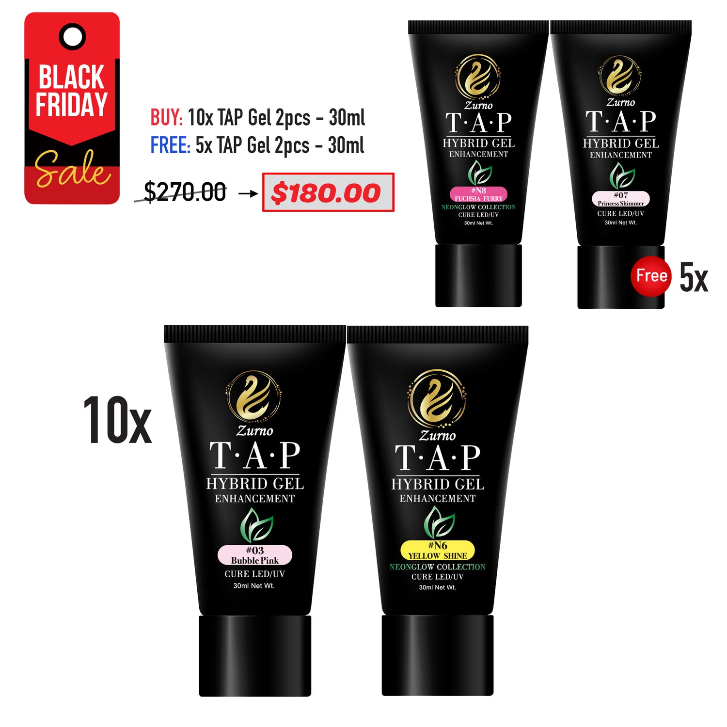 BLACK FRIDAY SALE - T.A.P - 30ml Tube Bundle