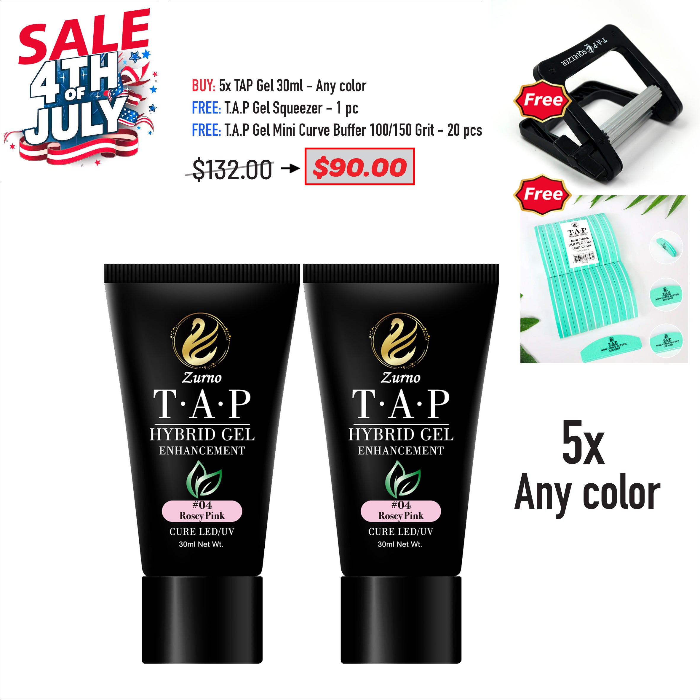 4TH JULY SALE - TAP Gel 30ml Bundle