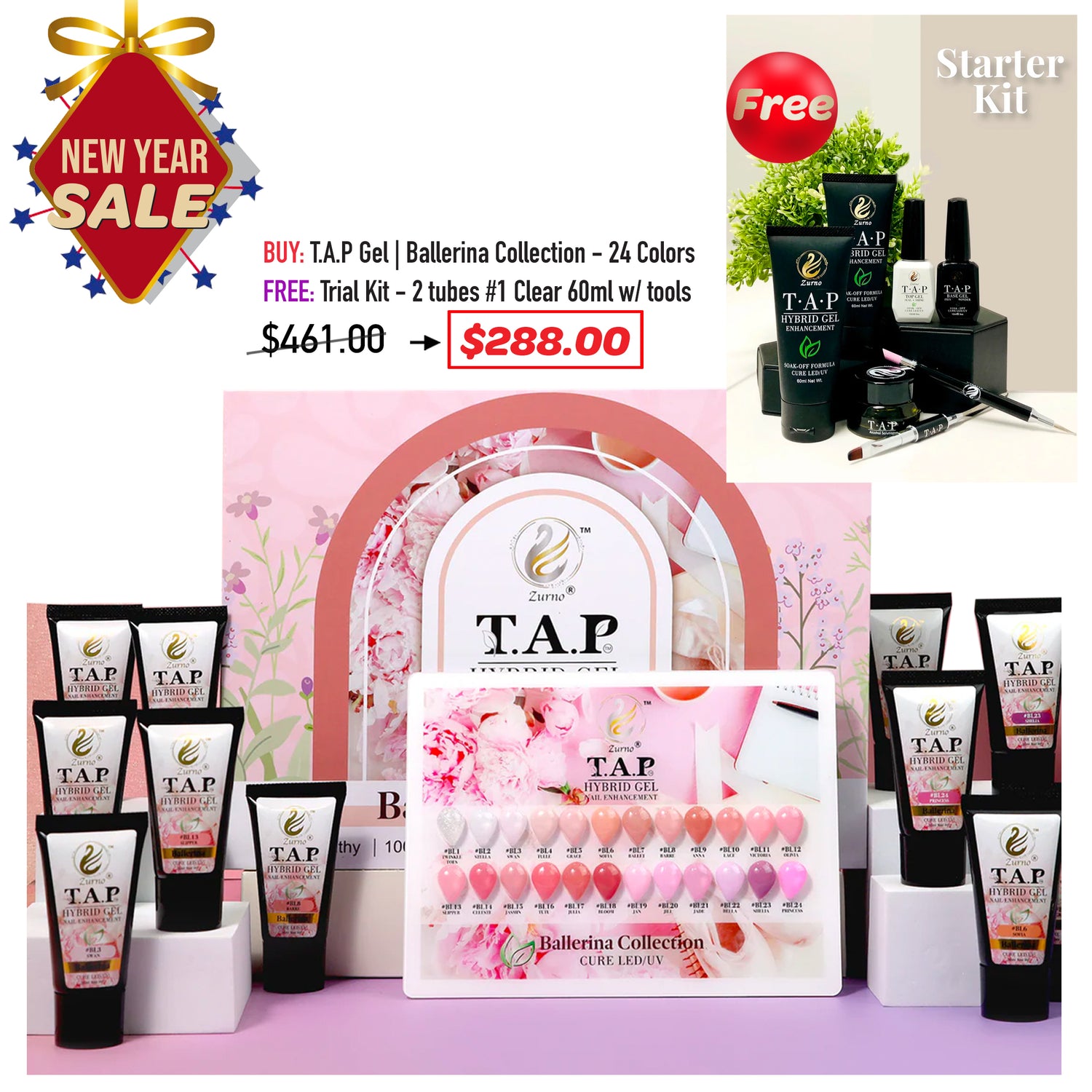 NEW YEAR SALE - T.A.P Gel Ballerina Collection Bundle