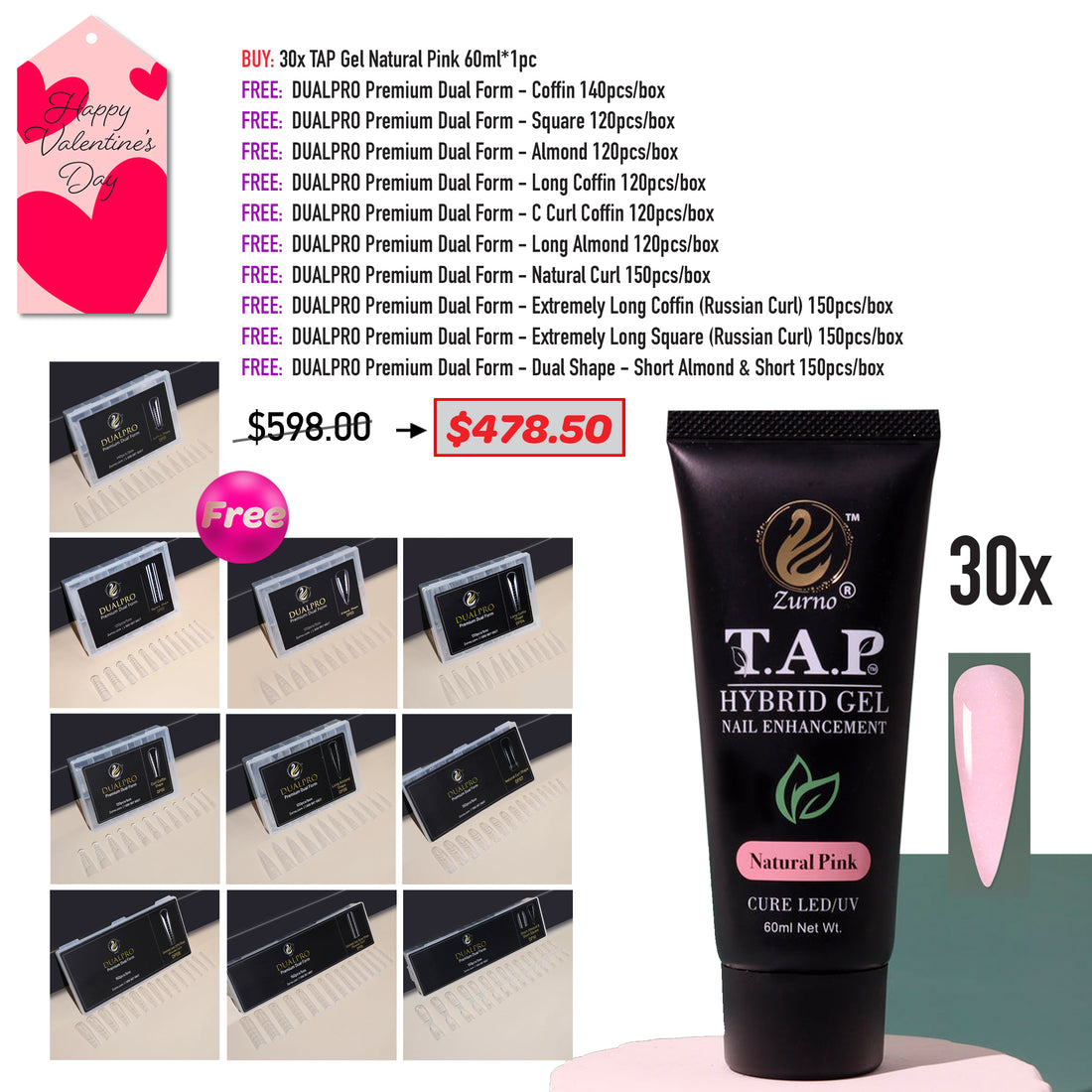 VALENTINE DEAL - T.A.P - Natural Pink Bundle