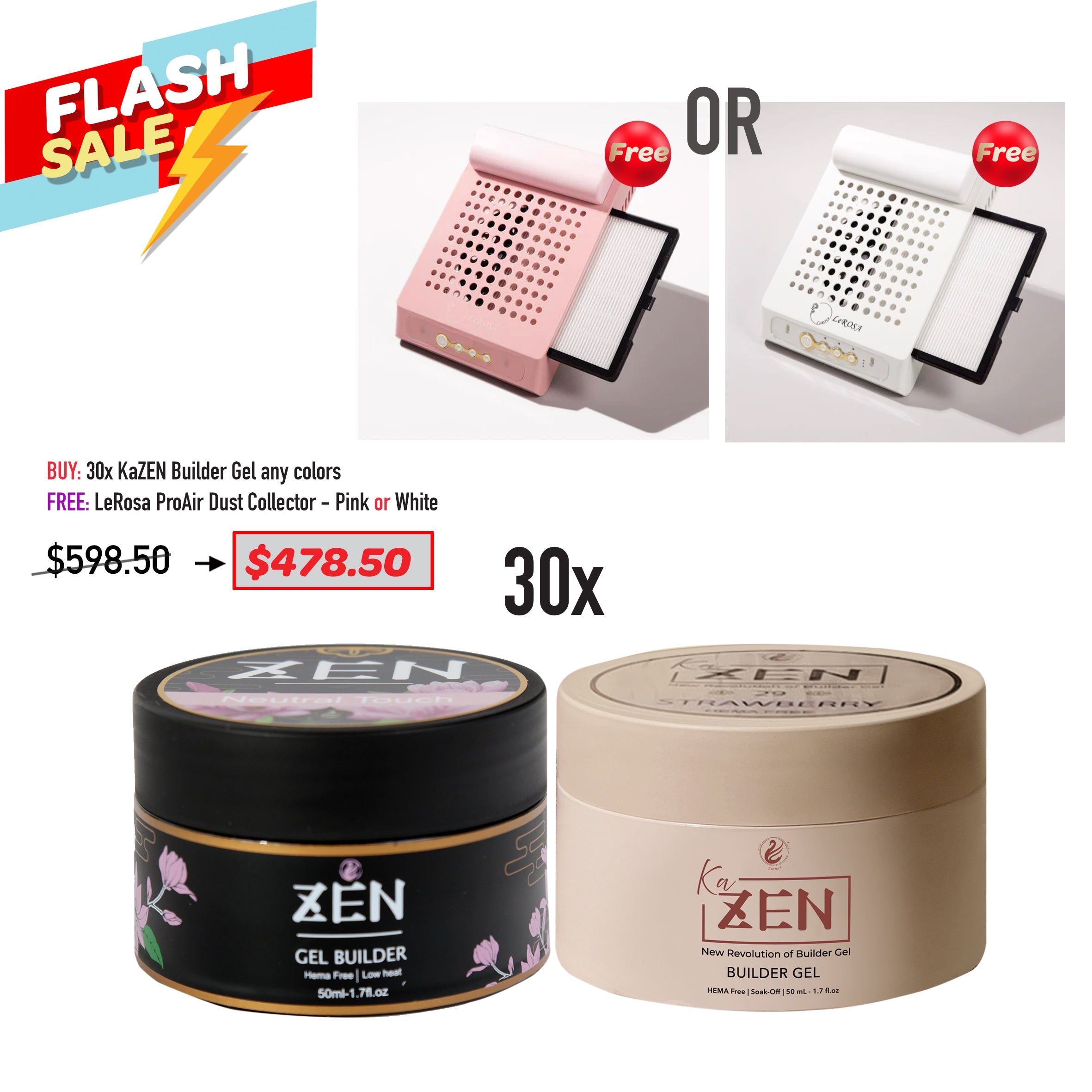 FLASH SALE - 30x KAZEN Individual Colors