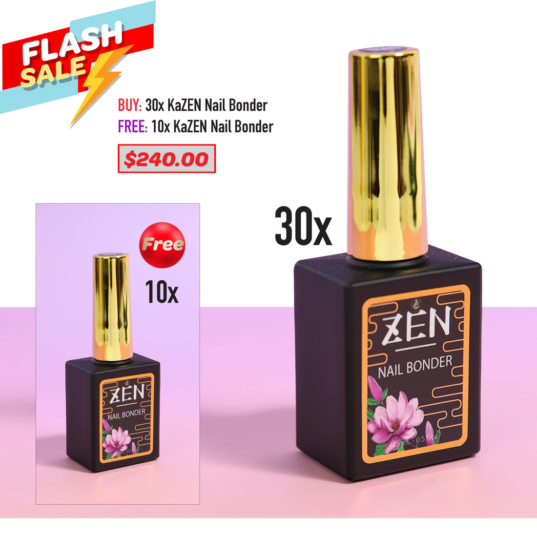FLASH SALE - KAZEN Bonder/Base/Top Bundles
