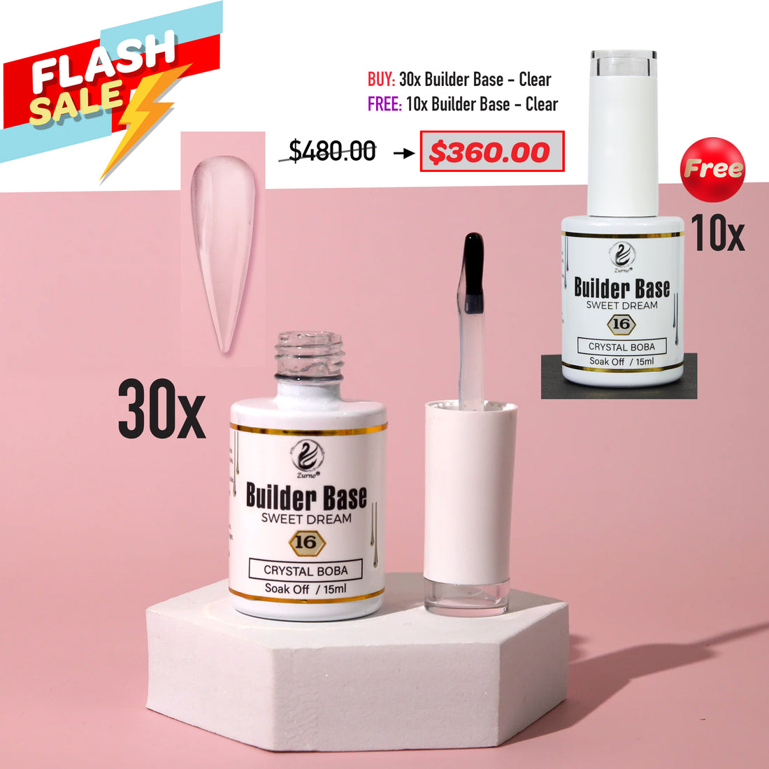 FLASH SALE - Builder Base Clear Bundle