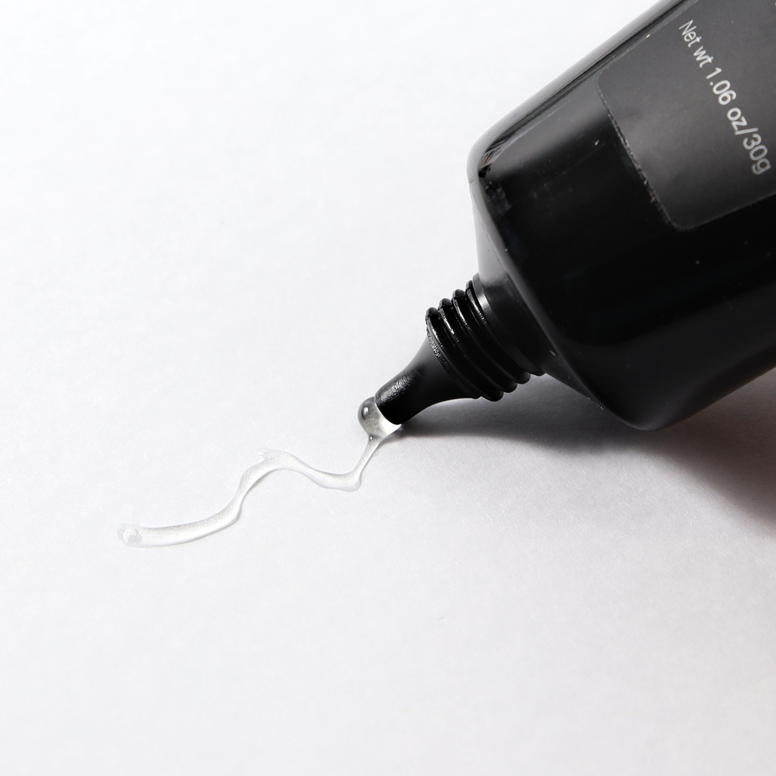 Thick, flexible texture of Uniflex Gel being squeezed out, showing its sculptable consistency for 3D nail art designs