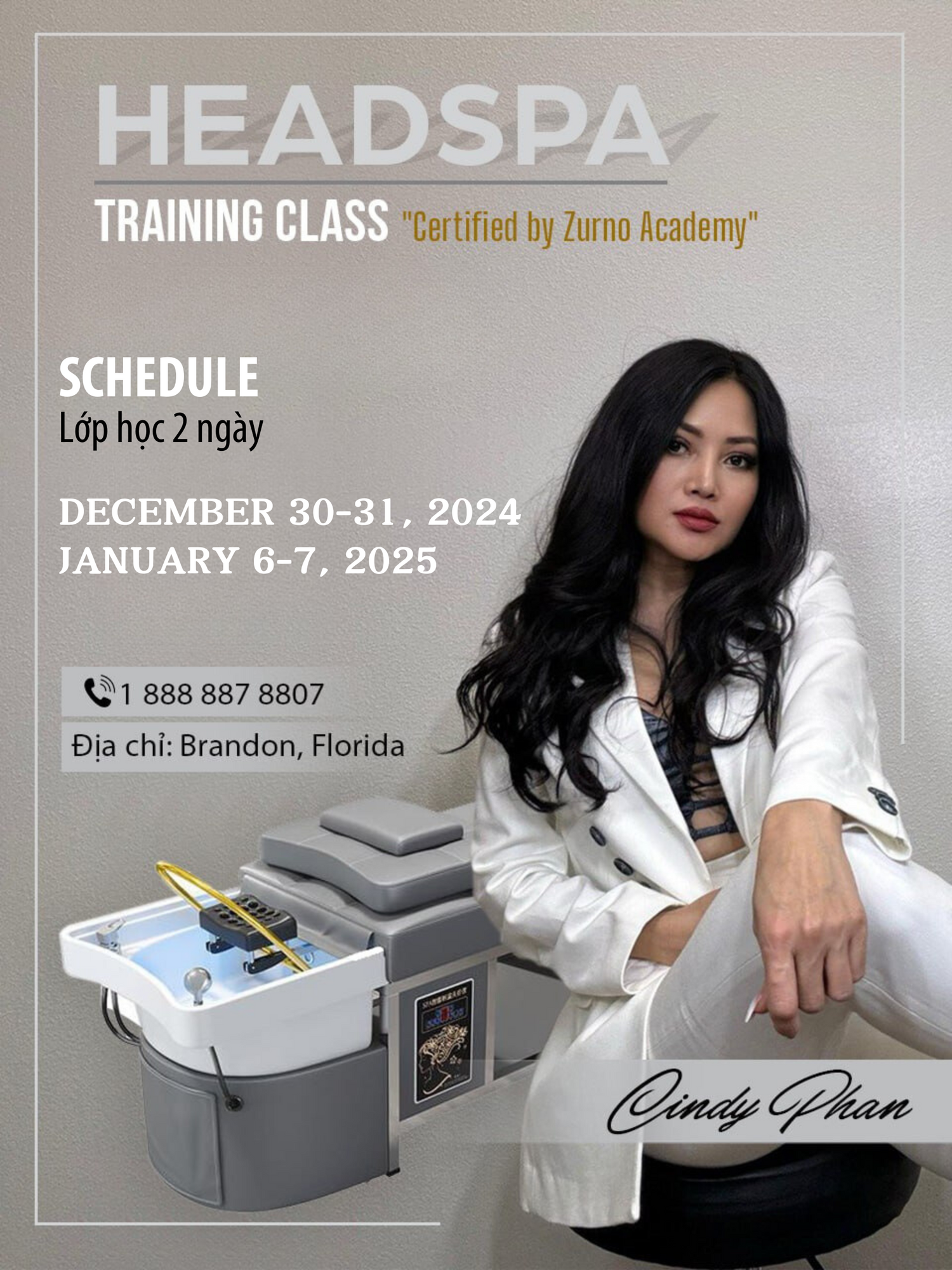 Zurno Academy - Head Spa Training Class