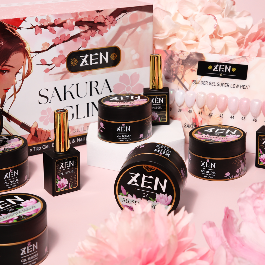 Zen Builder Gel Sakura Collection