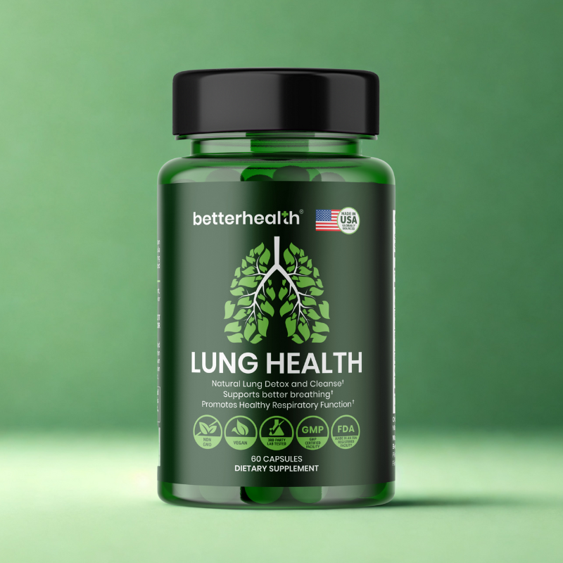 Made in USA Lung Health Daily Respiratory Health Supplement