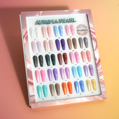 Aurora Pearl Gel Collection - 24 Colors
