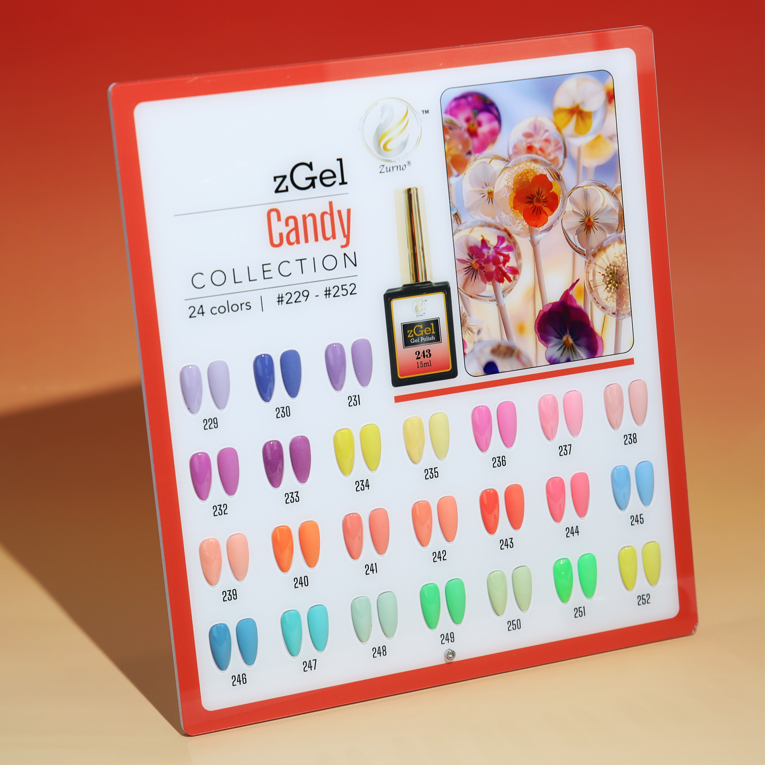 zBlend &amp; zGel | Color Chart - NEW VERSION