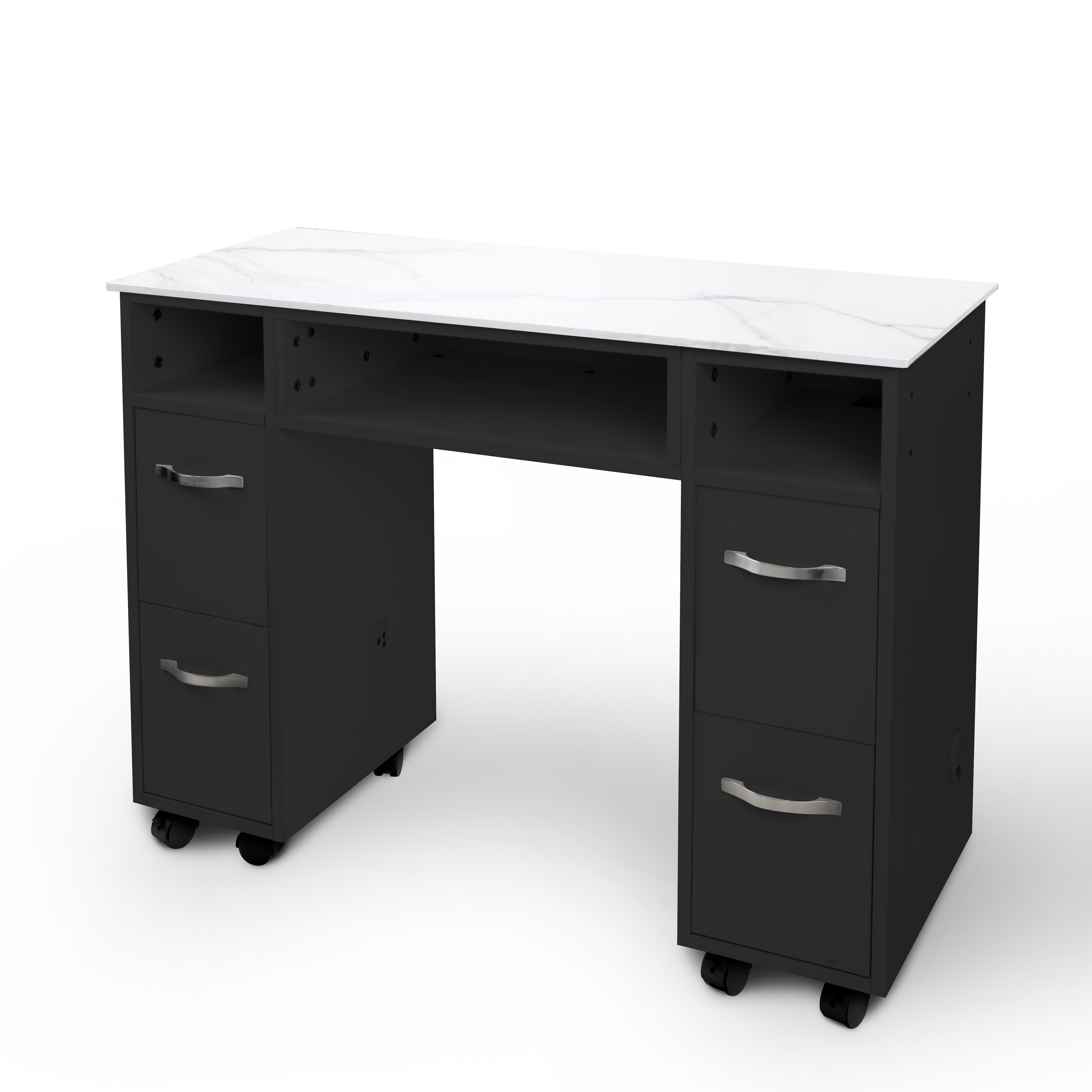 JSIS - Nail Table with Marble - Single Nail Table