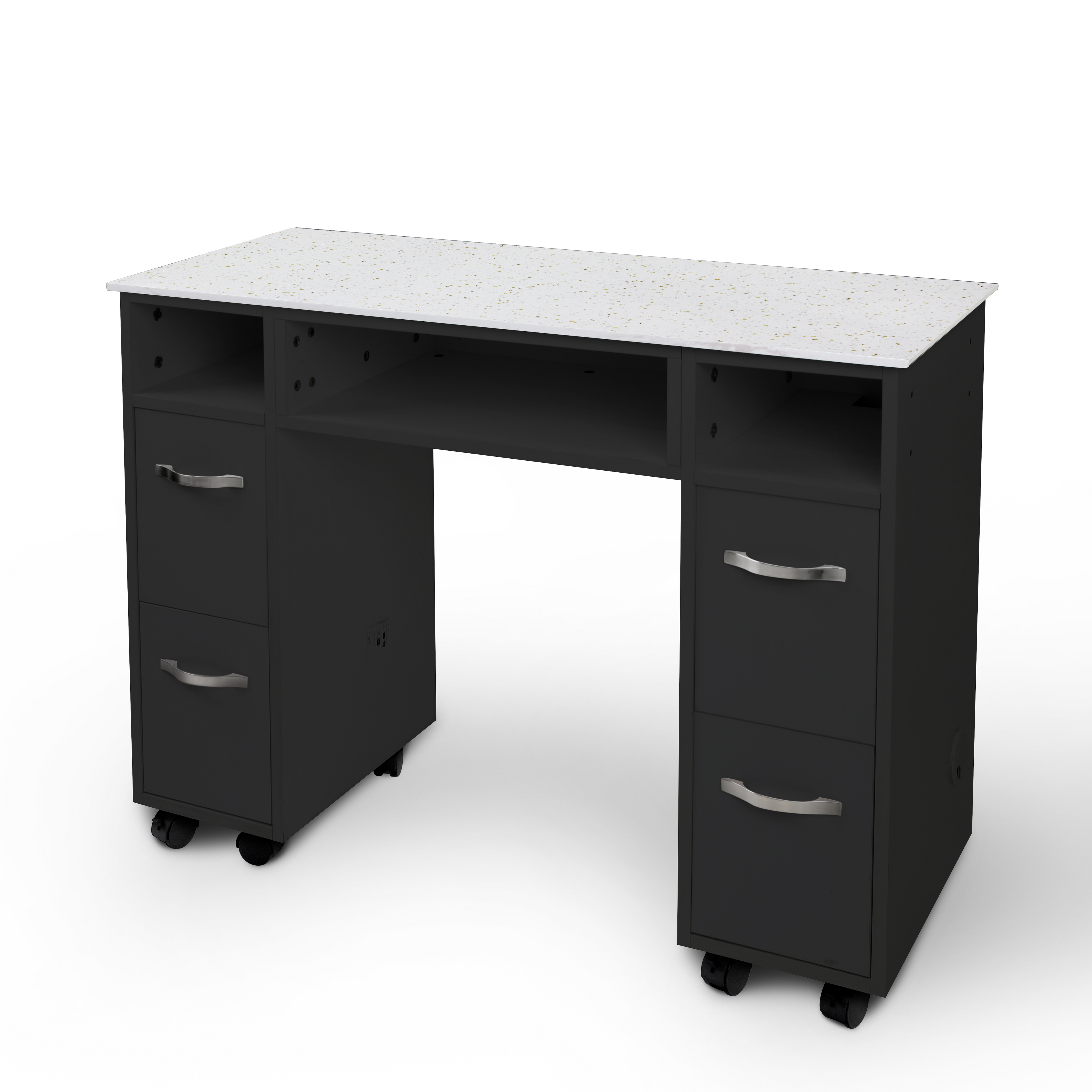 JSIS - Nail Table with Marble - Single Nail Table