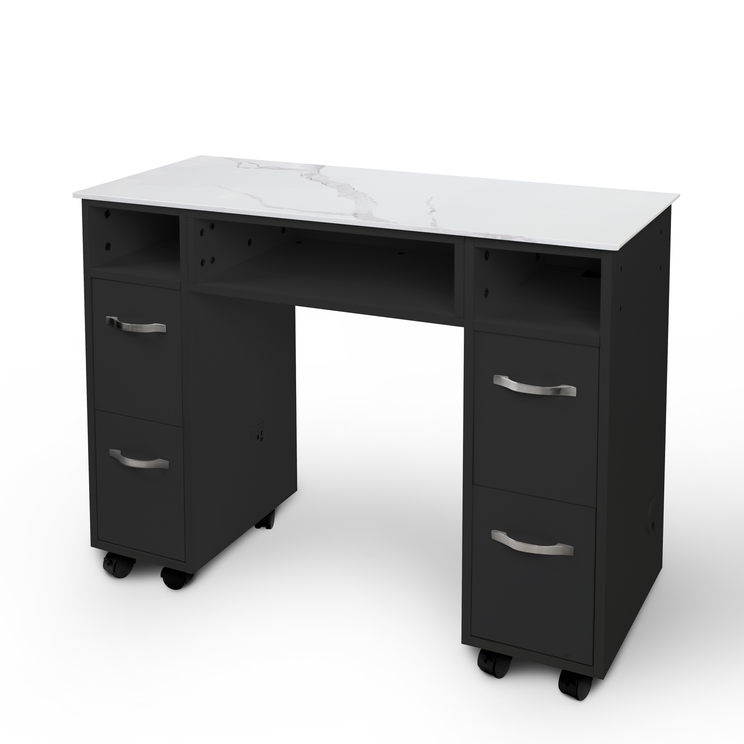 JSIS - Nail Table with Marble - Single Nail Table