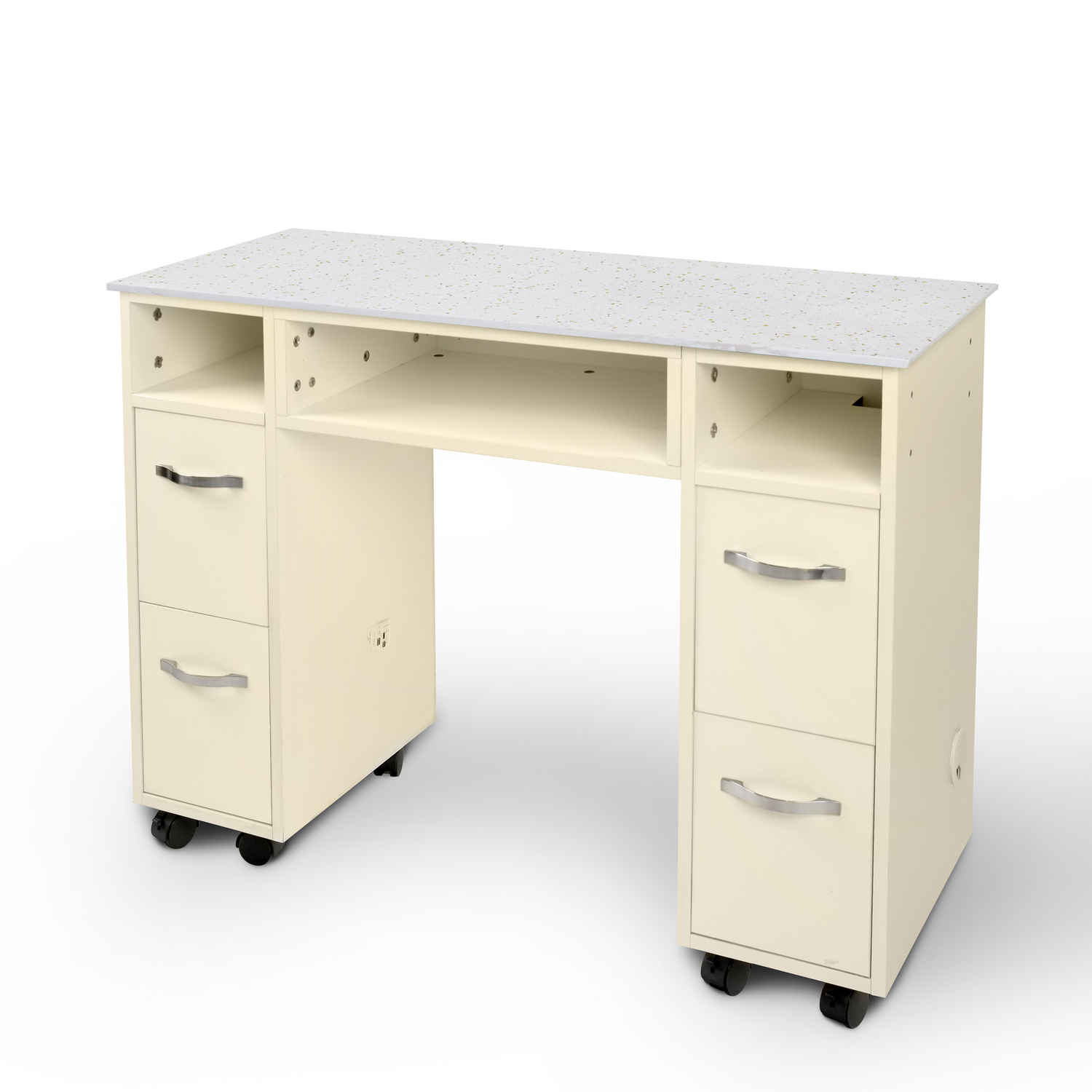 JSIS - Nail Table with Marble - Single Nail Table
