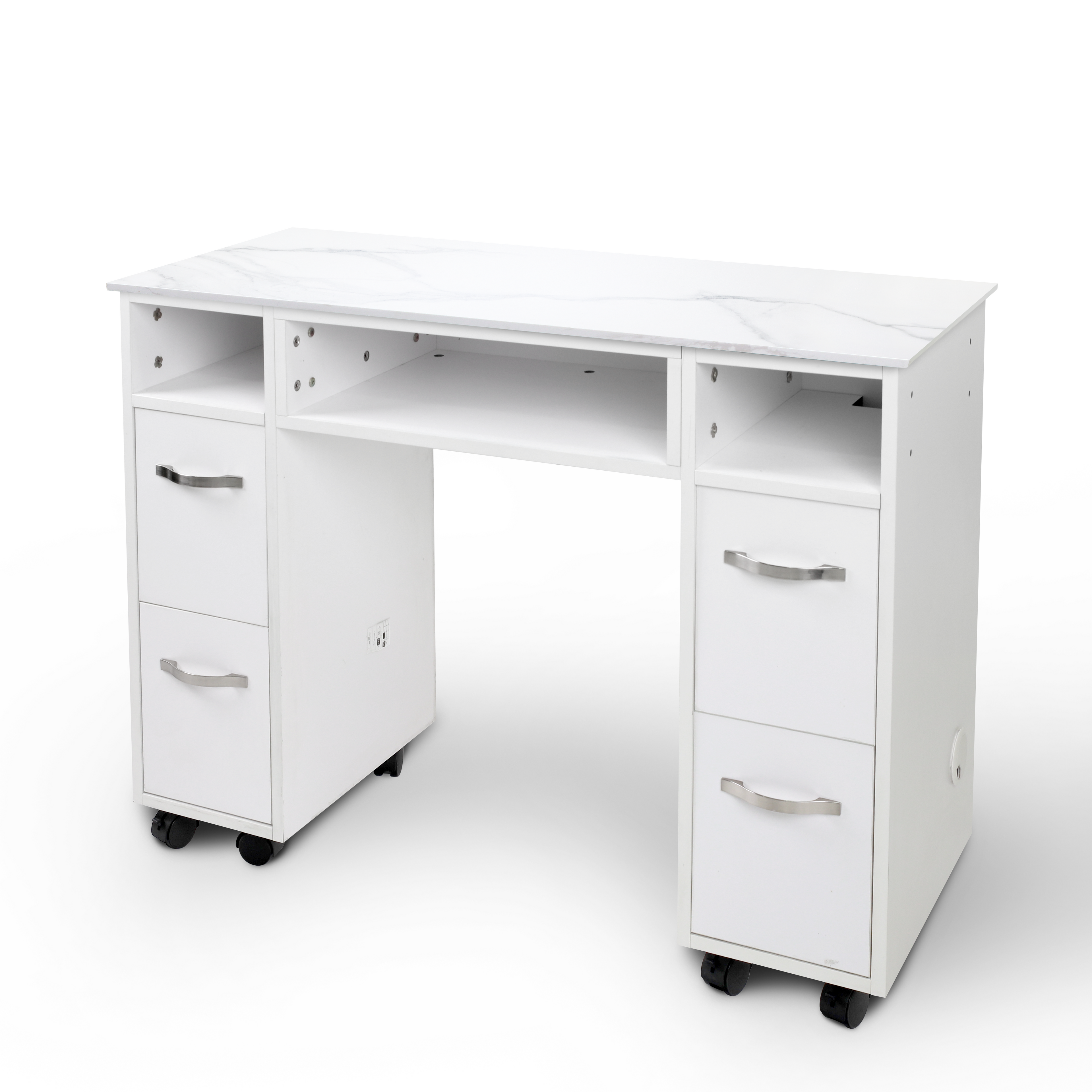 JSIS - Nail Table with Marble - Single Nail Table