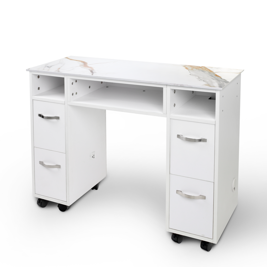 JSIS - Nail Table with Marble - Single Nail Table