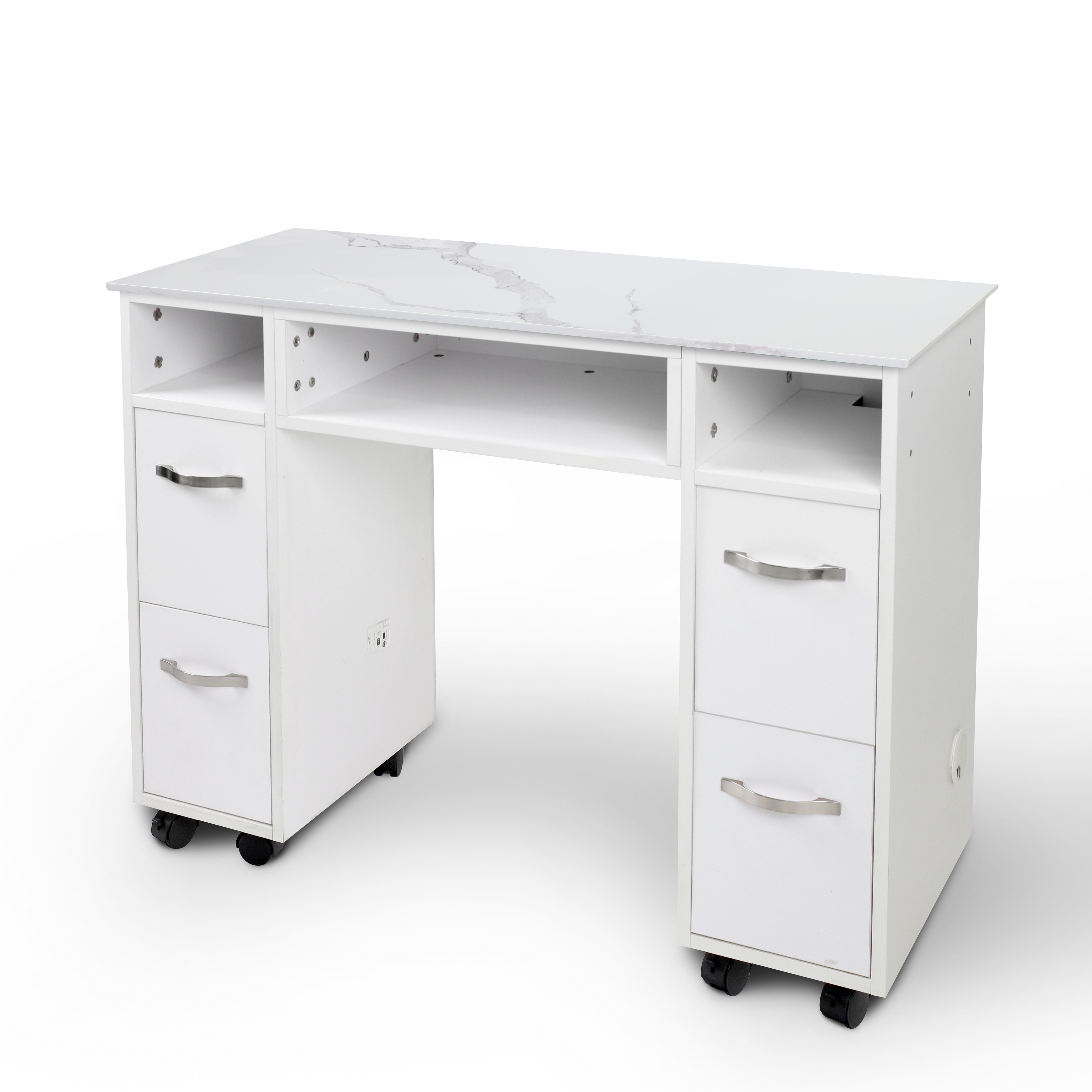 JSIS - Nail Table with Marble - Single Nail Table