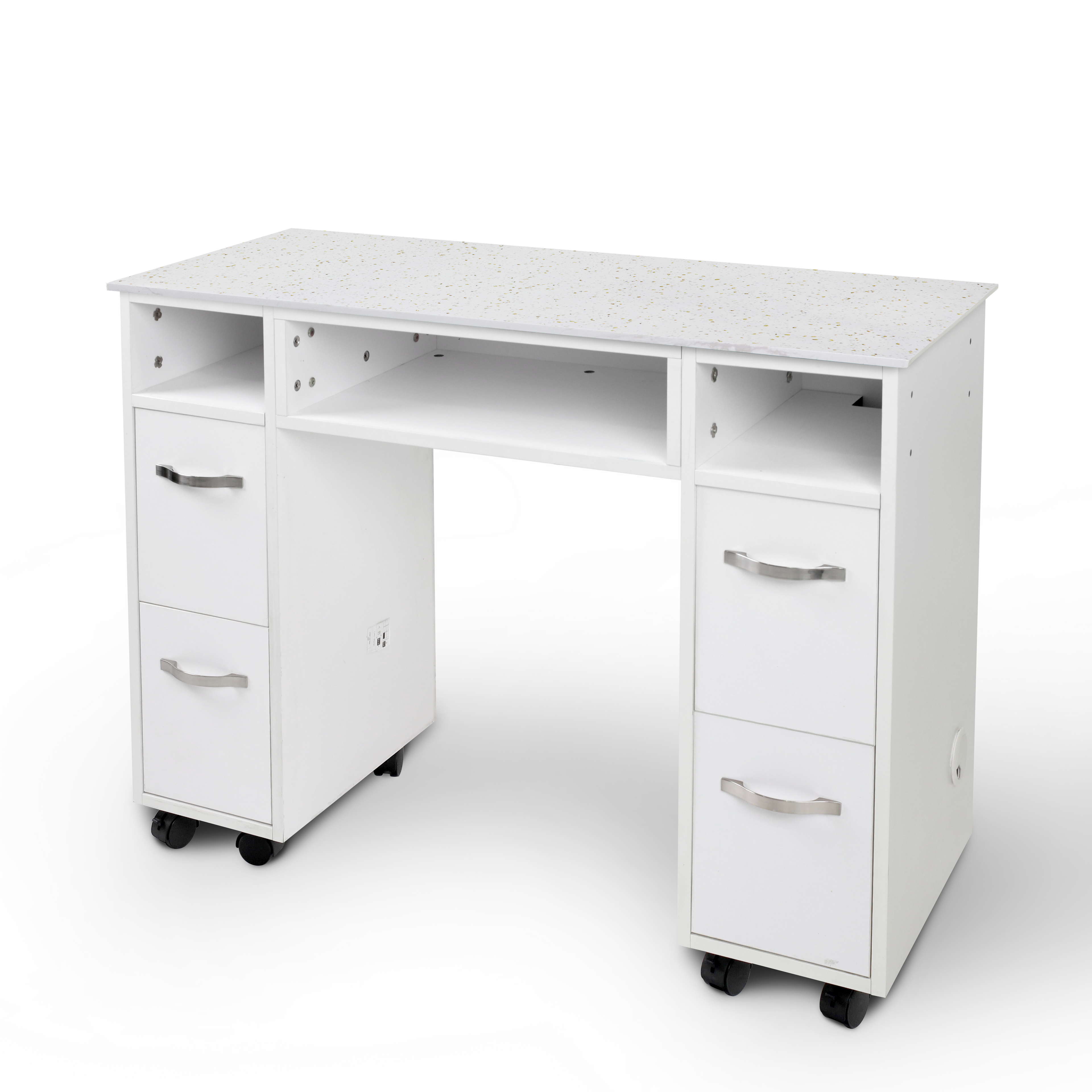 JSIS - Nail Table with Marble - Single Nail Table
