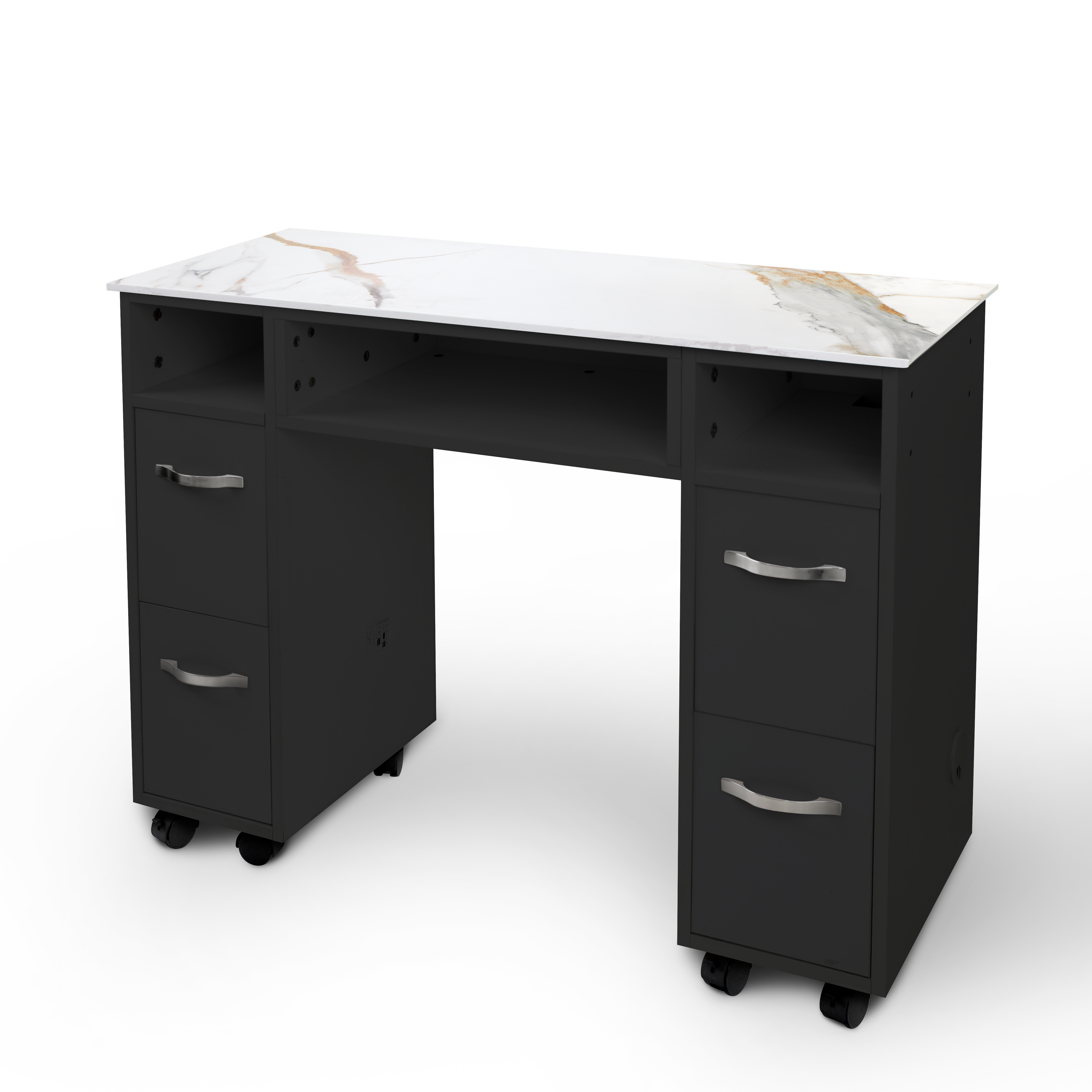 JSIS - Nail Table with Marble - Single Nail Table
