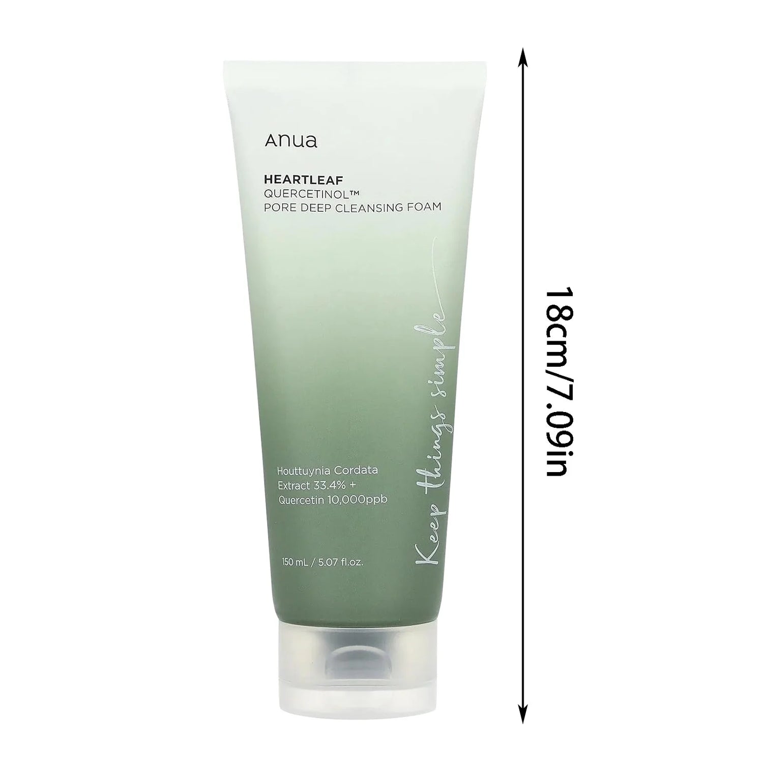 Anua - Heartleaf Succinic Moisture Cleansing Foam