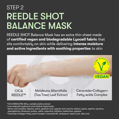 VT COSMETICS - MILD REEDLE SHOT 100 2-STEP MASK