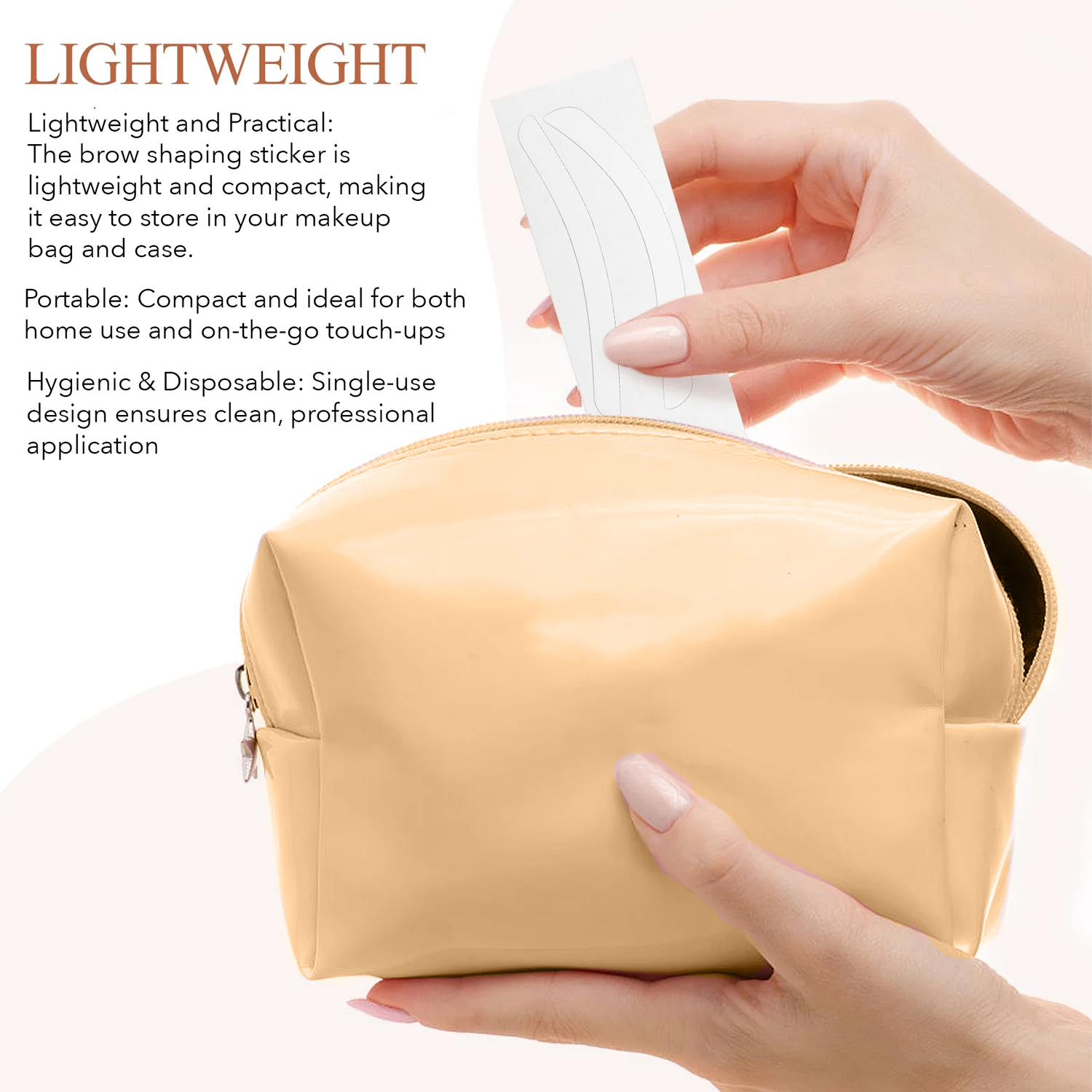 Eyebrow Shaping Sticker Guide