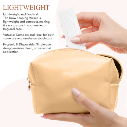 Eyebrow Shaping Sticker Guide